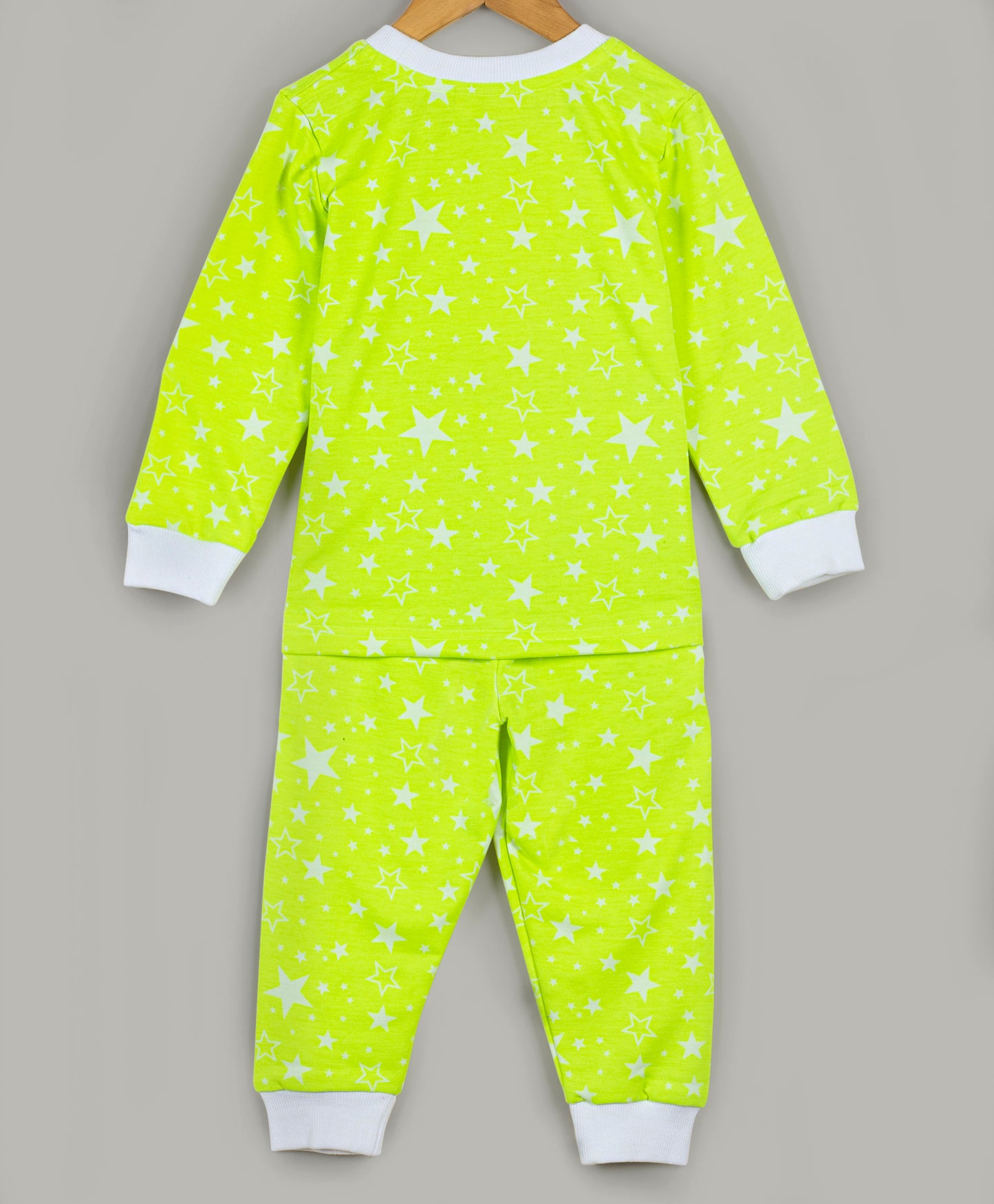 Neon star print tracksuit