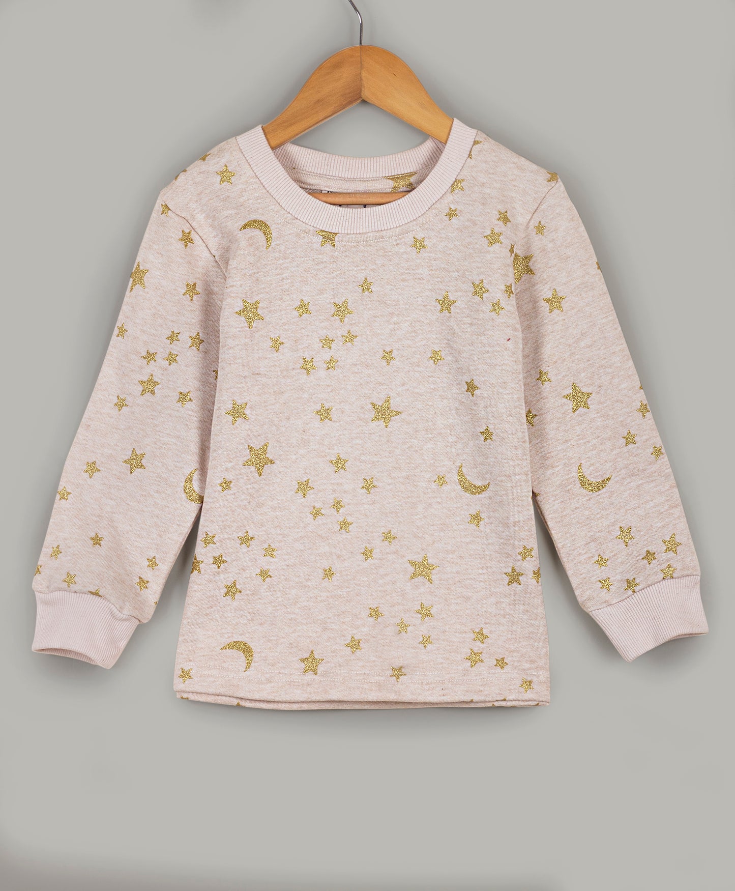 Moon and star gold print tracksuit