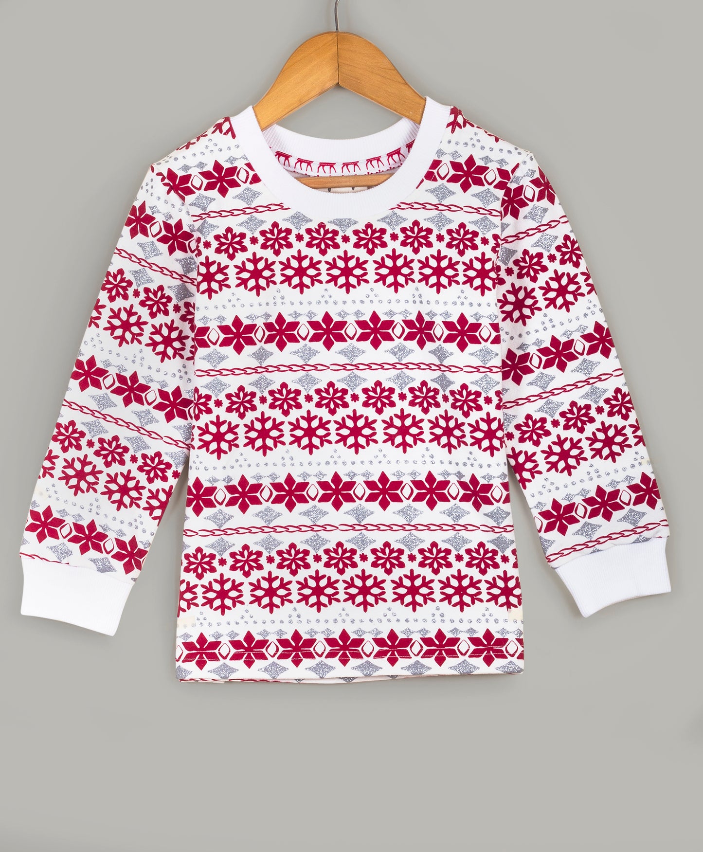 Snowflake all over print tracksuit