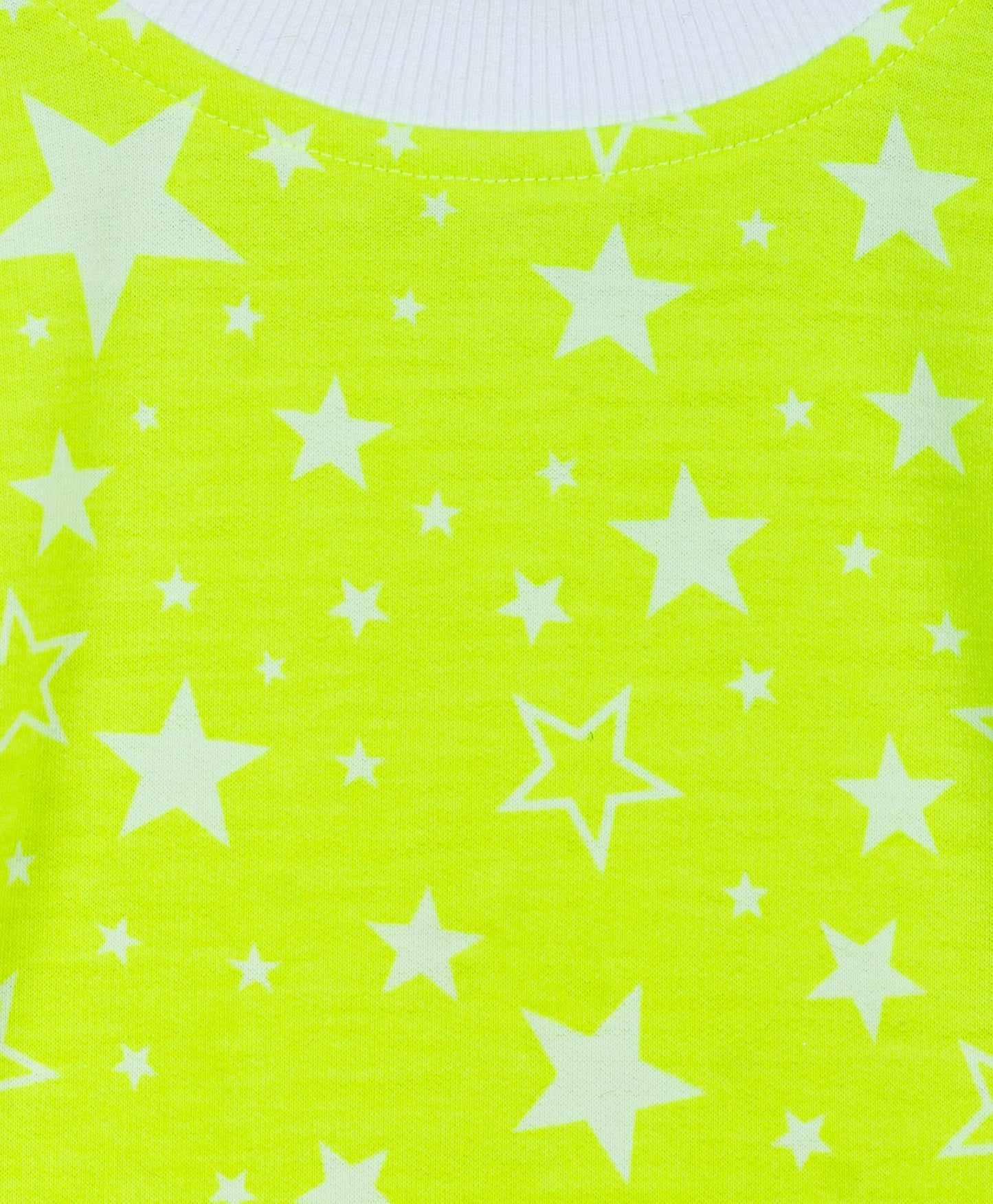 Neon star print tracksuit