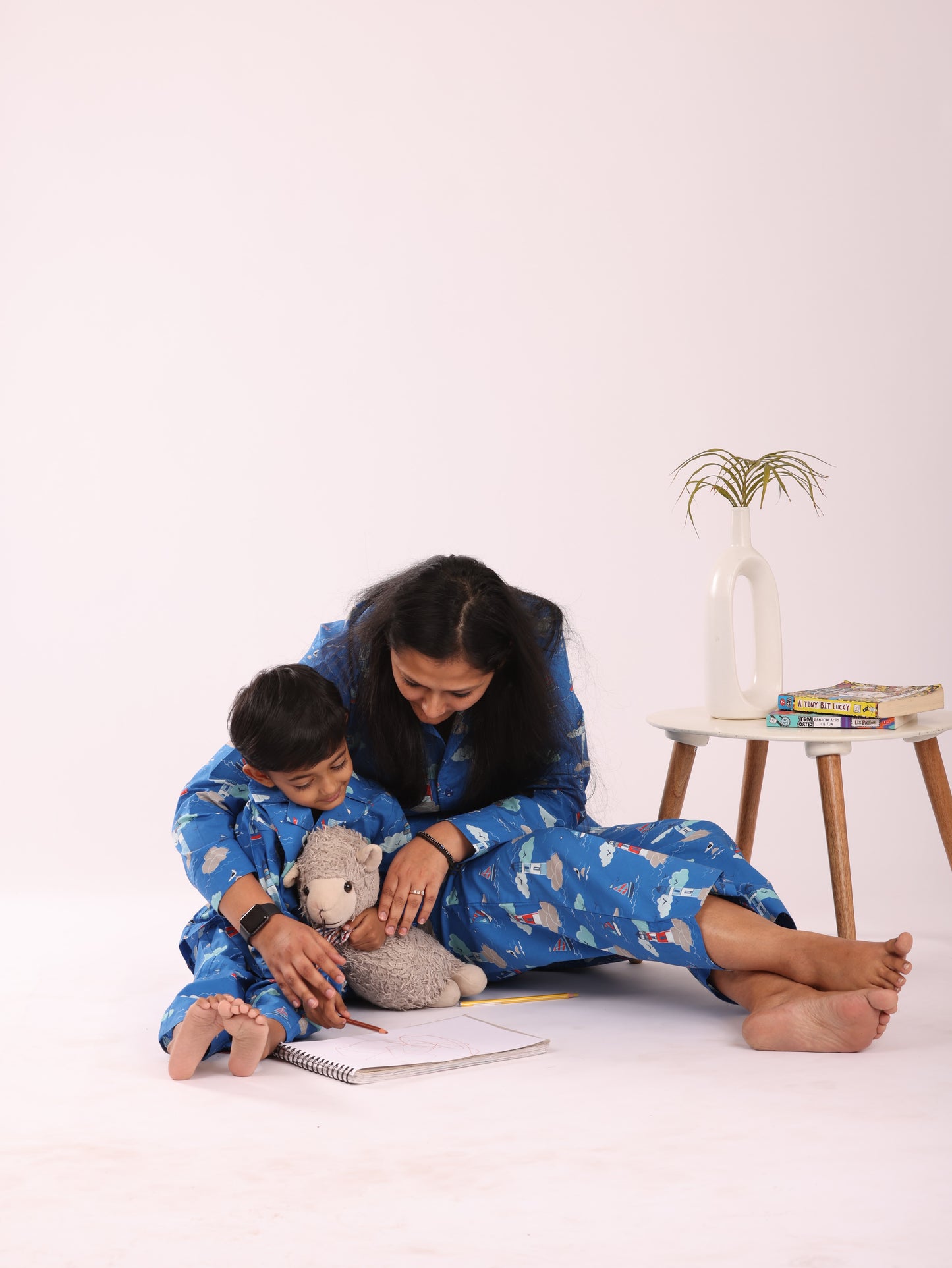 SHIP AND LIGHTHOUSE PRINT NIGHTSUIT