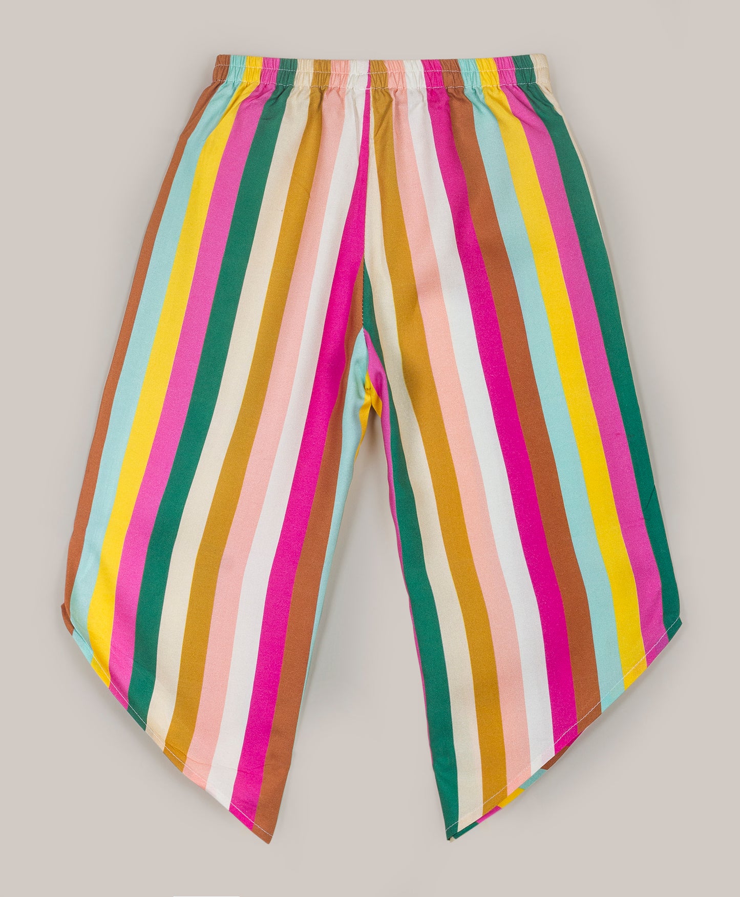 Stripe print pants