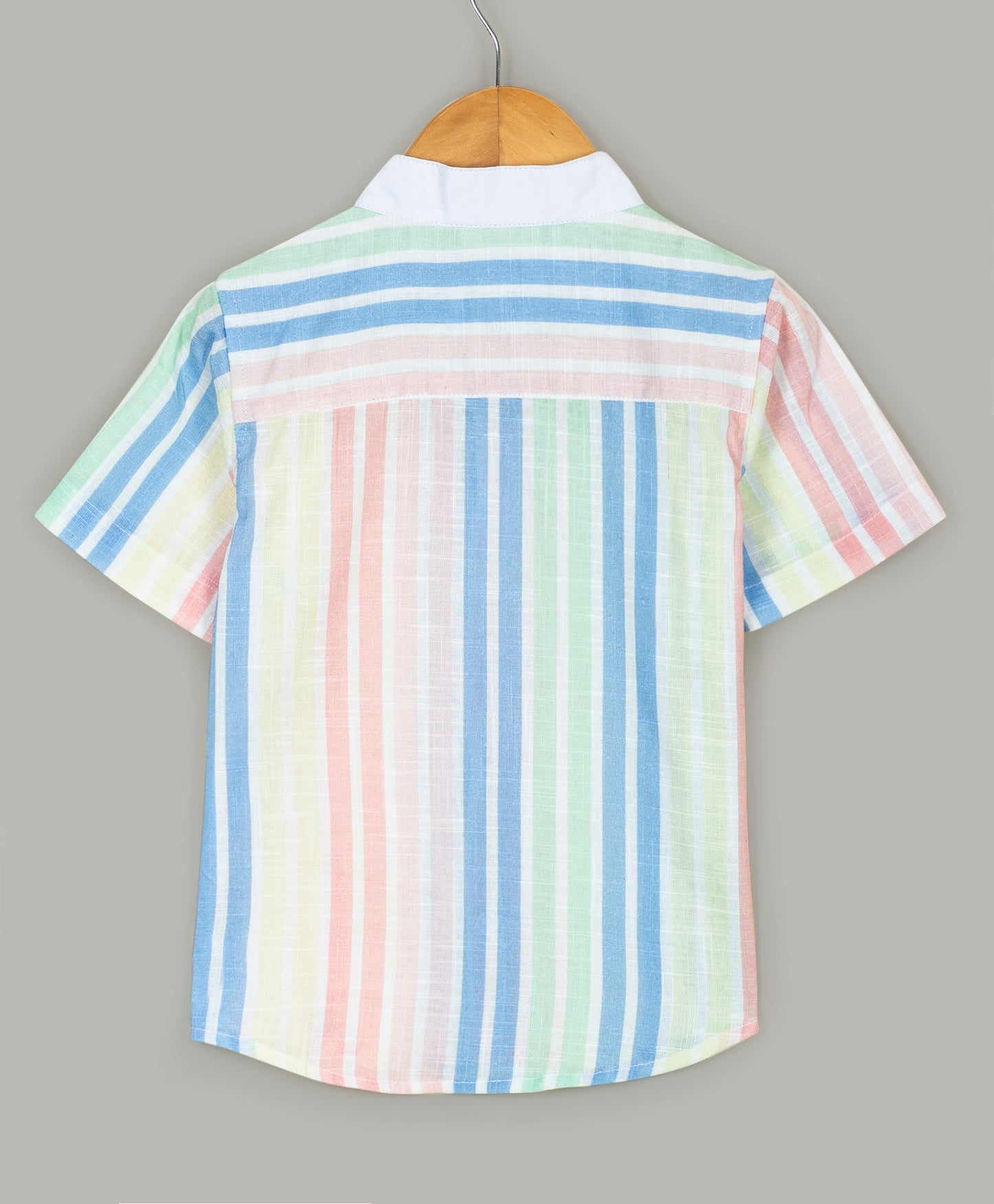 Multi stripe Linen cotton shirt