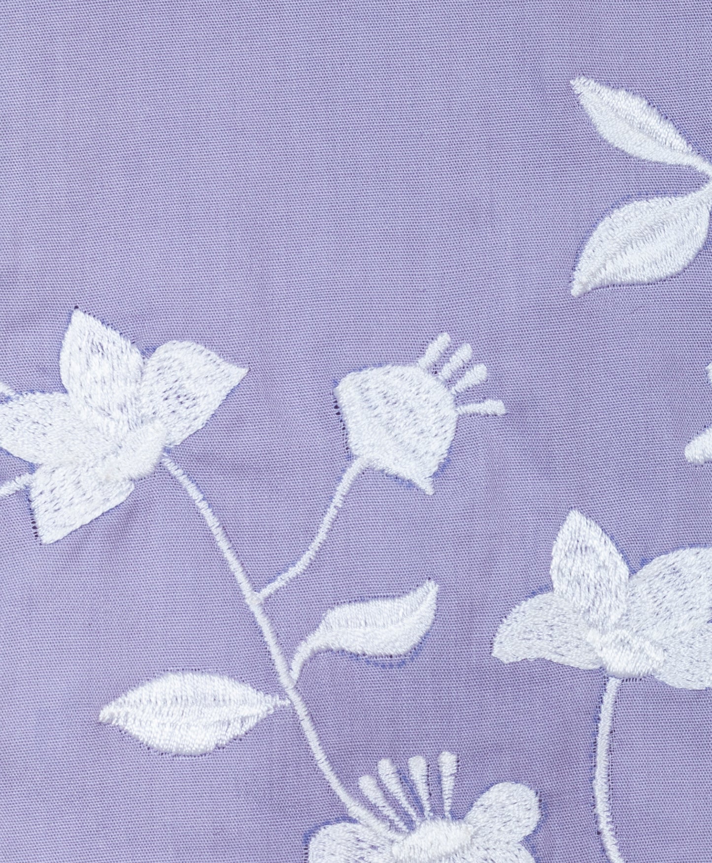 Lilac dress with dragonfly embroidery