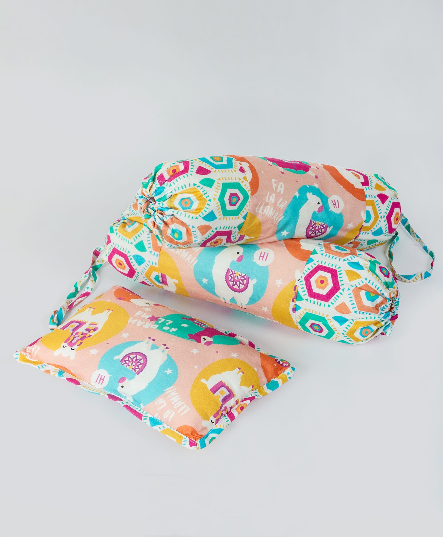 llama print cot set with multi geometric print side print