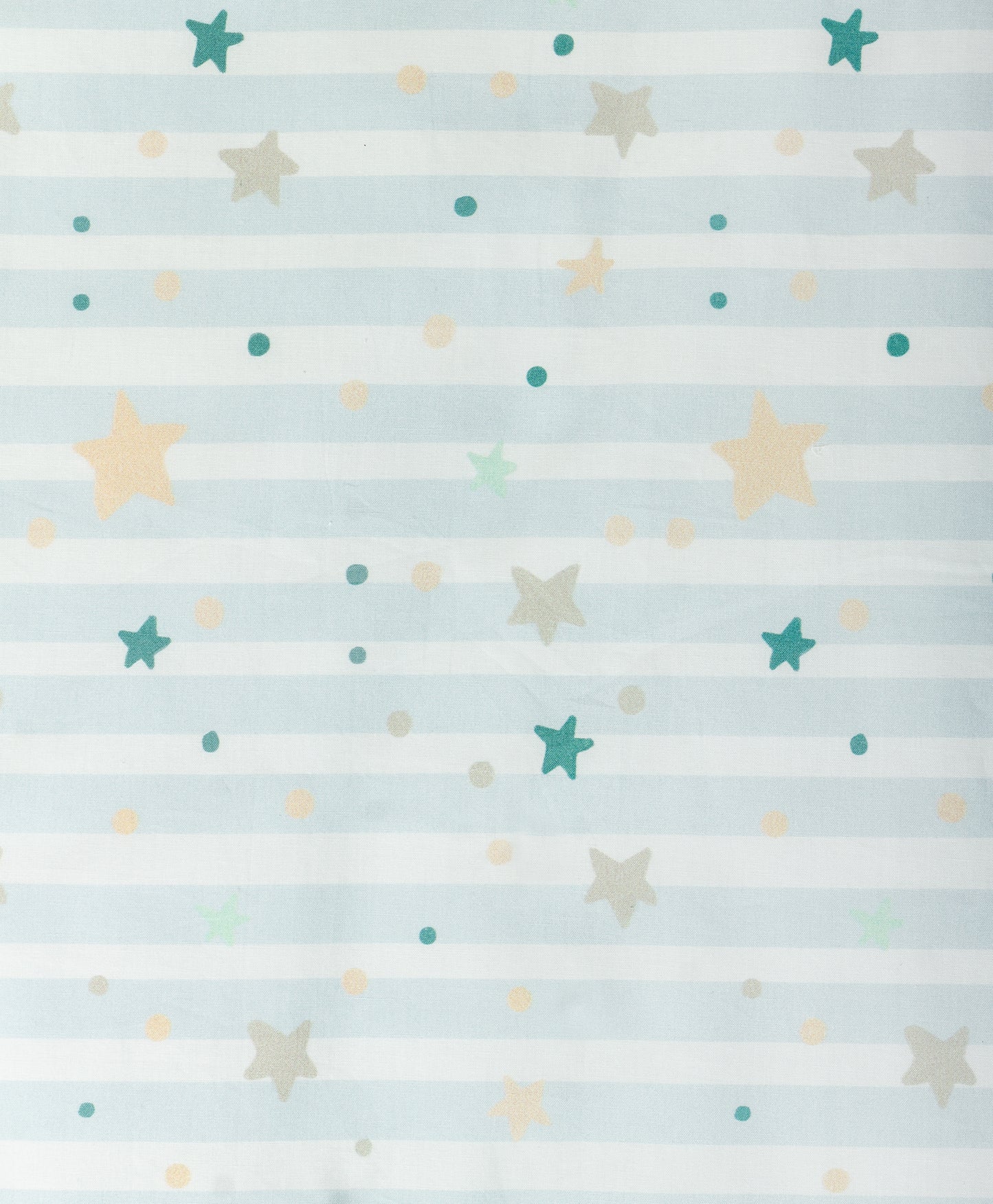 striped star print cotsheet