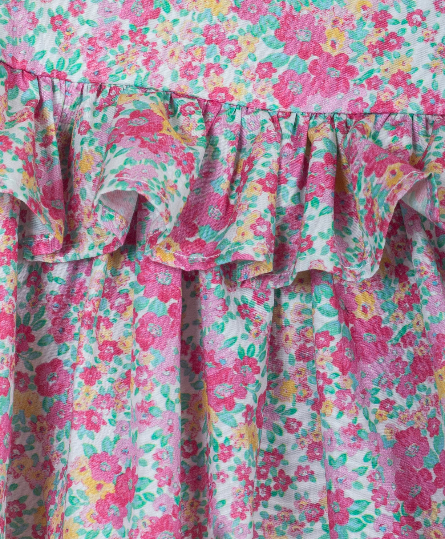 Ditsy floral print dress with square neck