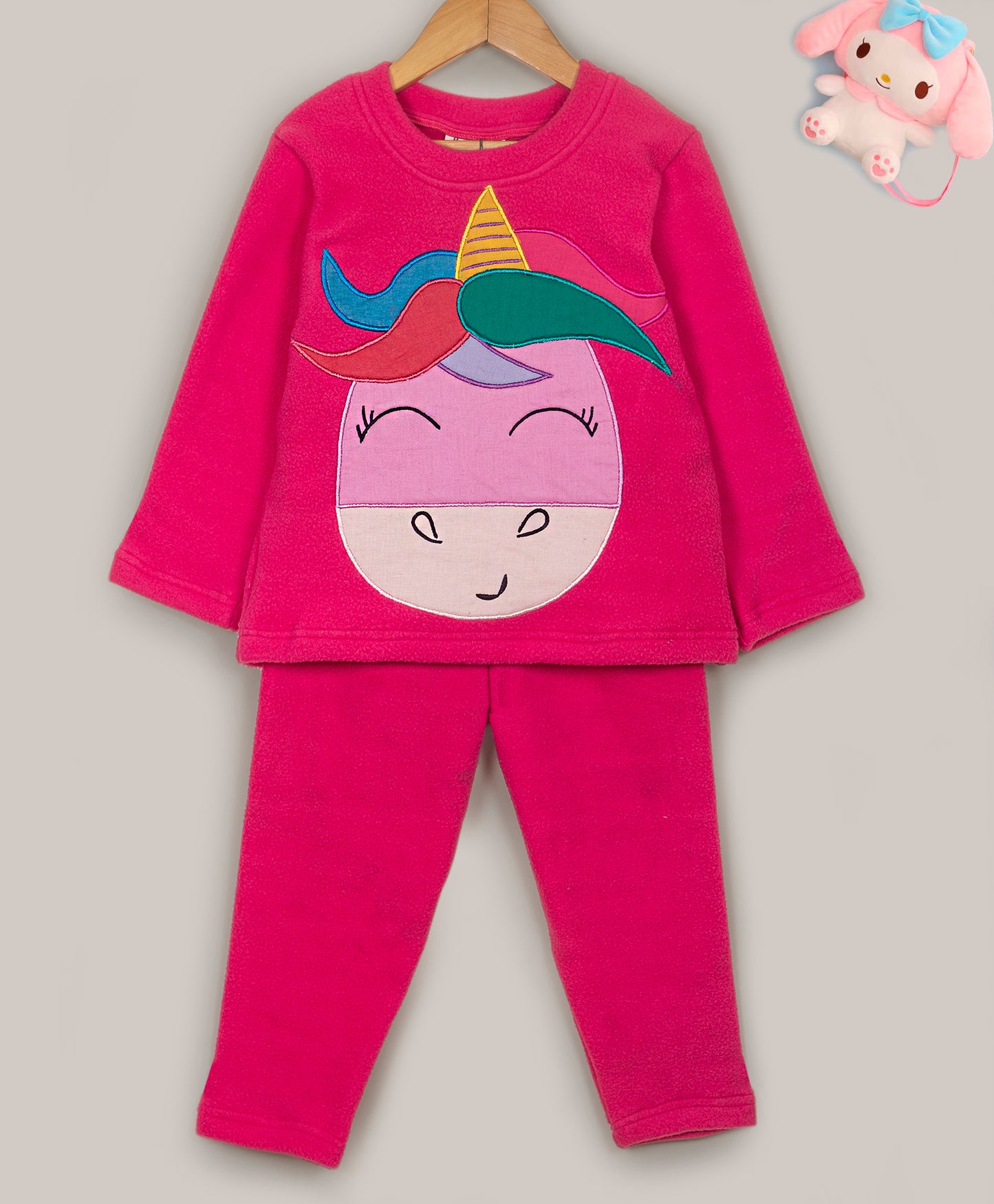Unicorn Patch Fleece set