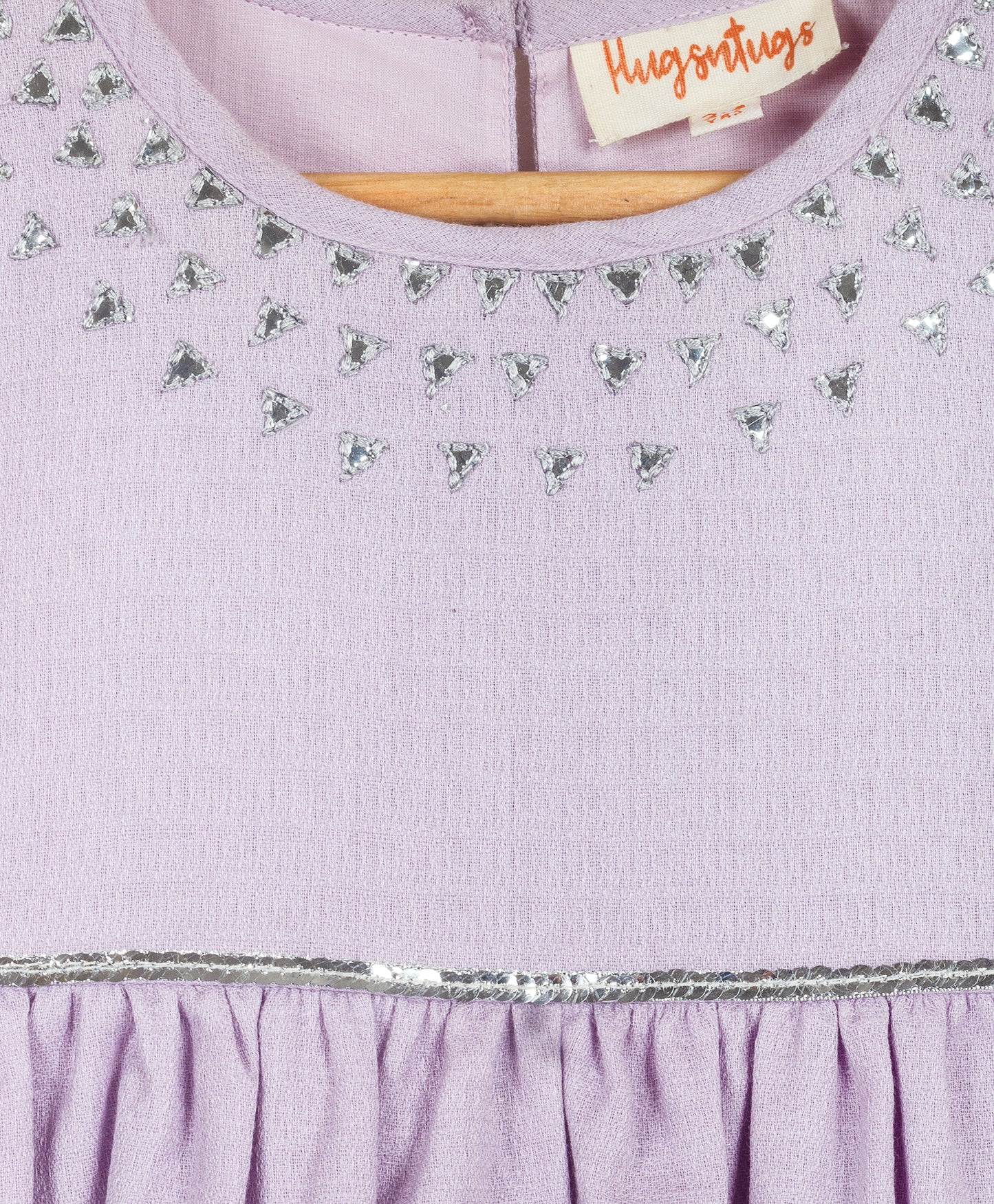 lilac short kurta set