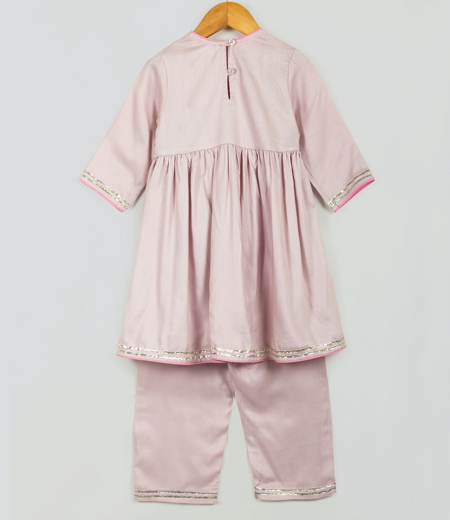light  pink kurta set