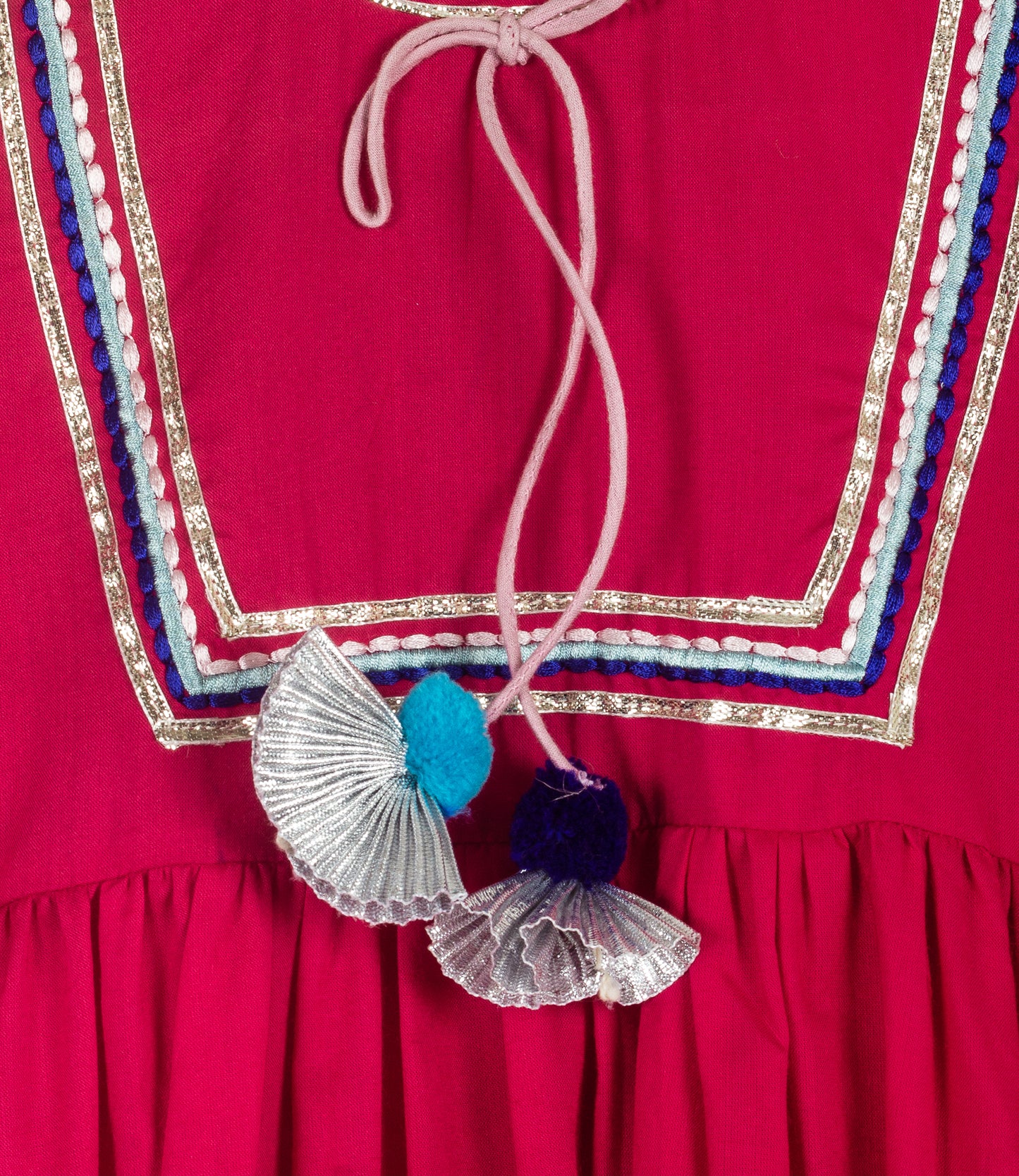 fuschia pink kurta set