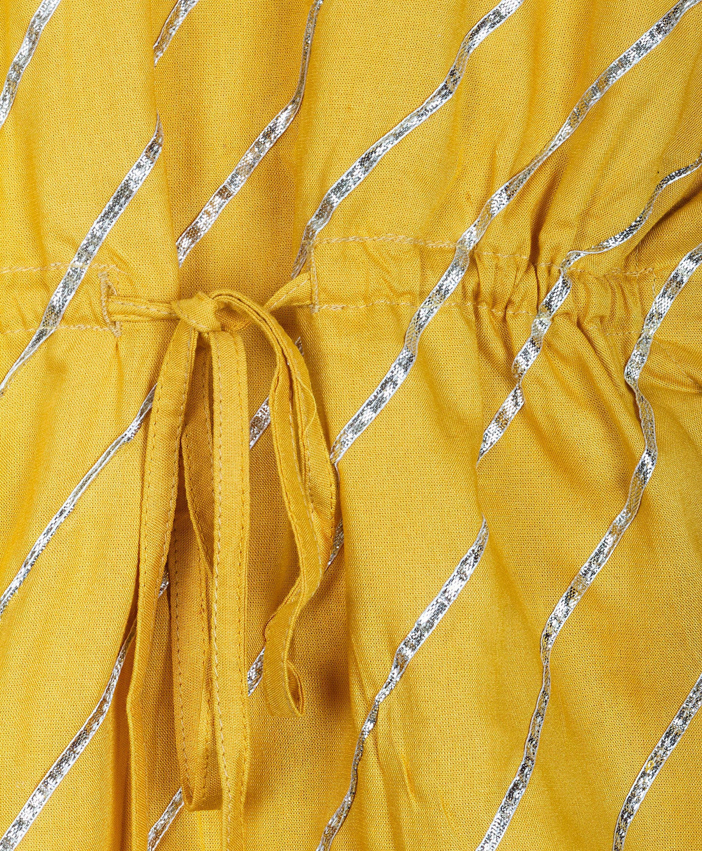 Kaftan Indian wear Kurta with straight pant - YELLOW