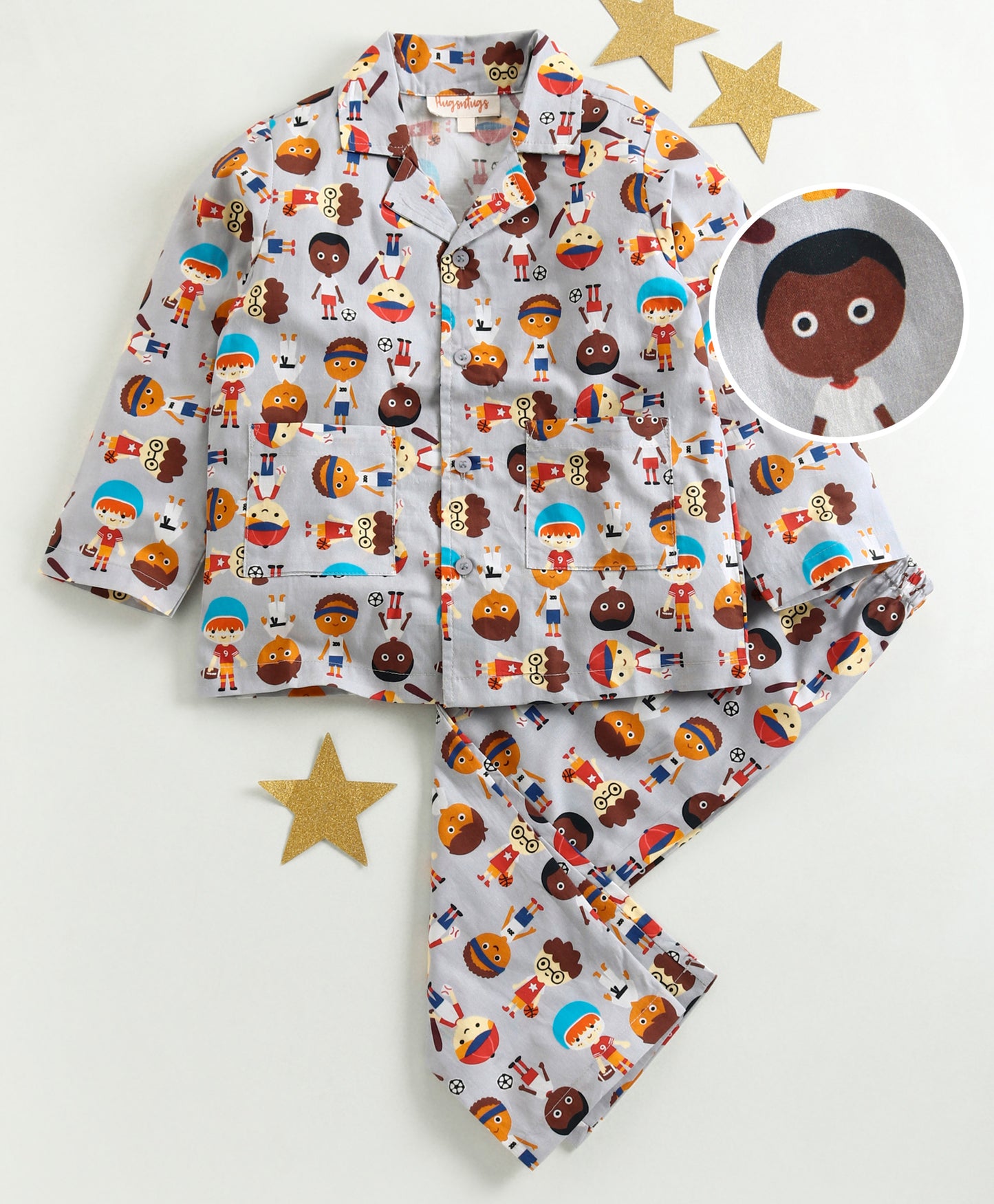 SPORTS BOY PRINT NIGHTSUIT