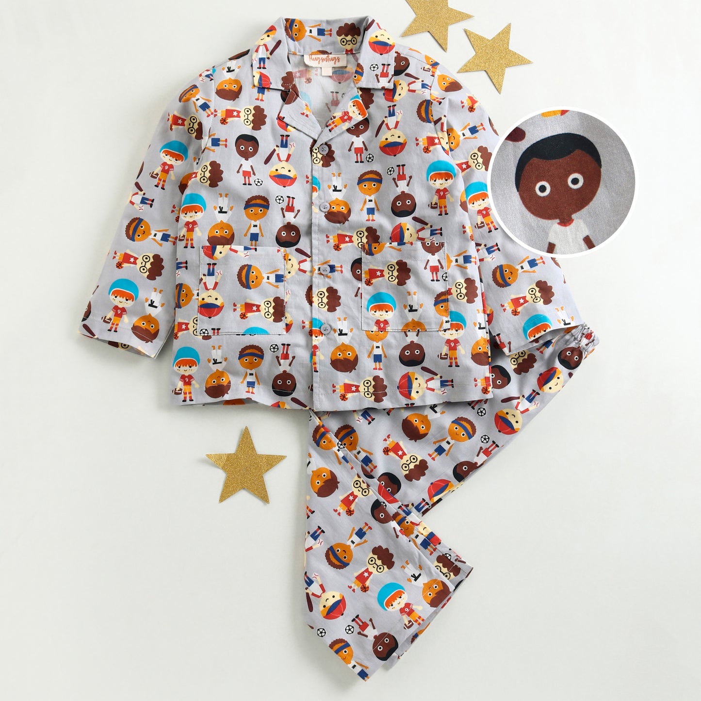 SPORTS BOY PRINT NIGHTSUIT