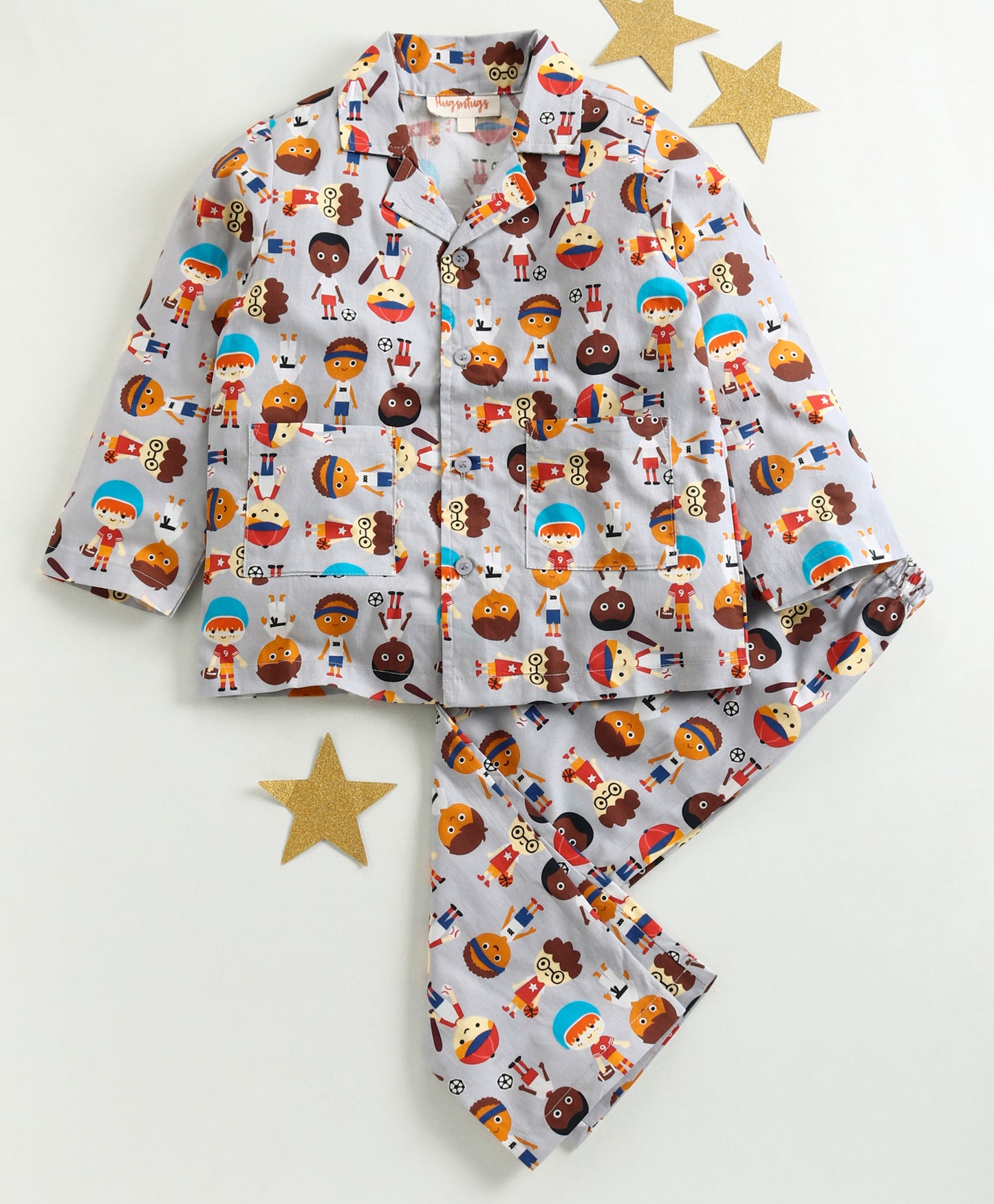 SPORTS BOY PRINT NIGHTSUIT