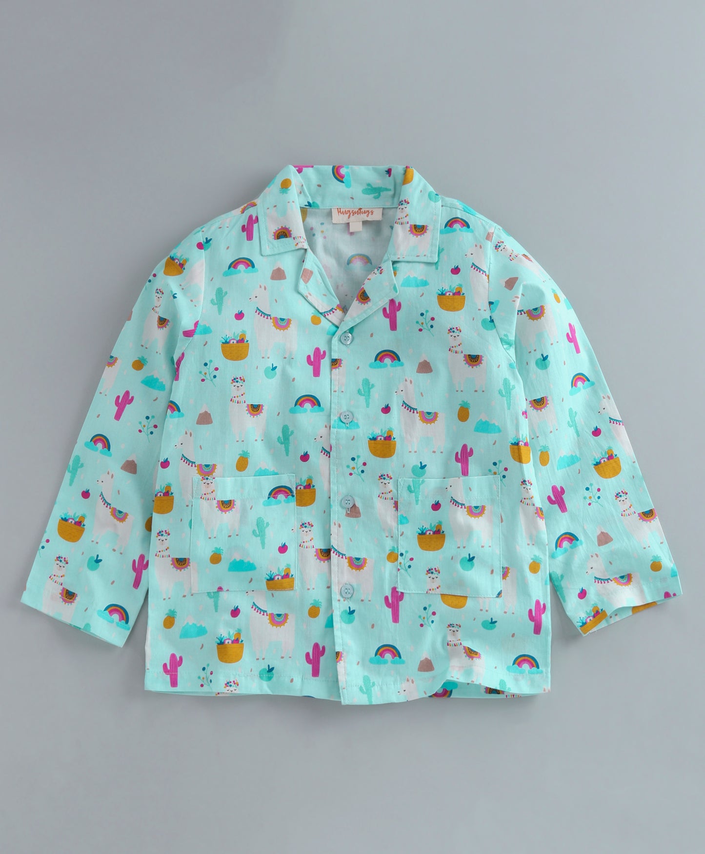 LLAMA AND CACTUS PRINT NIGHTSUIT