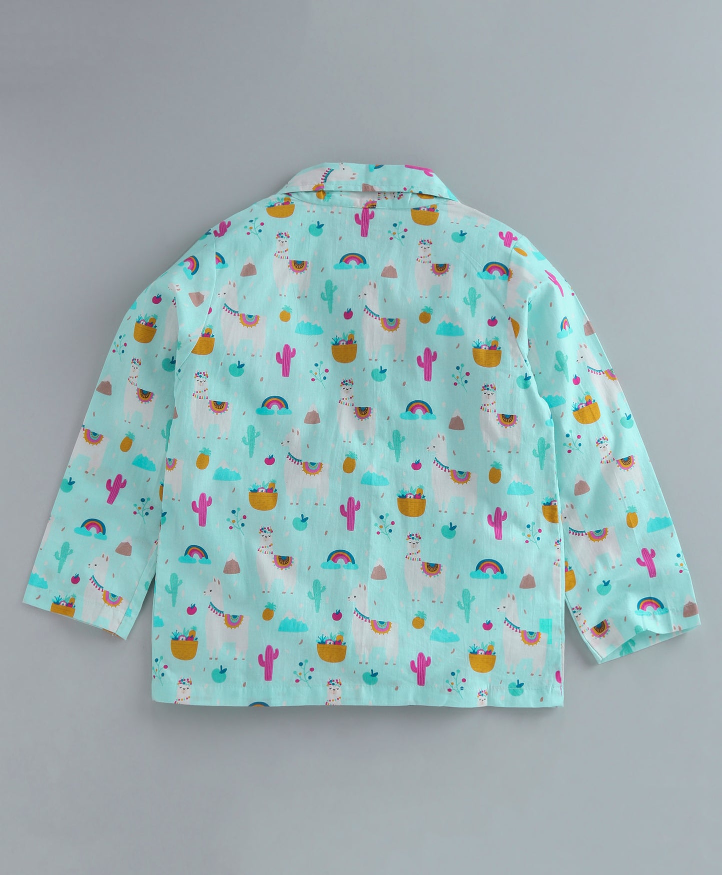 LLAMA AND CACTUS PRINT NIGHTSUIT