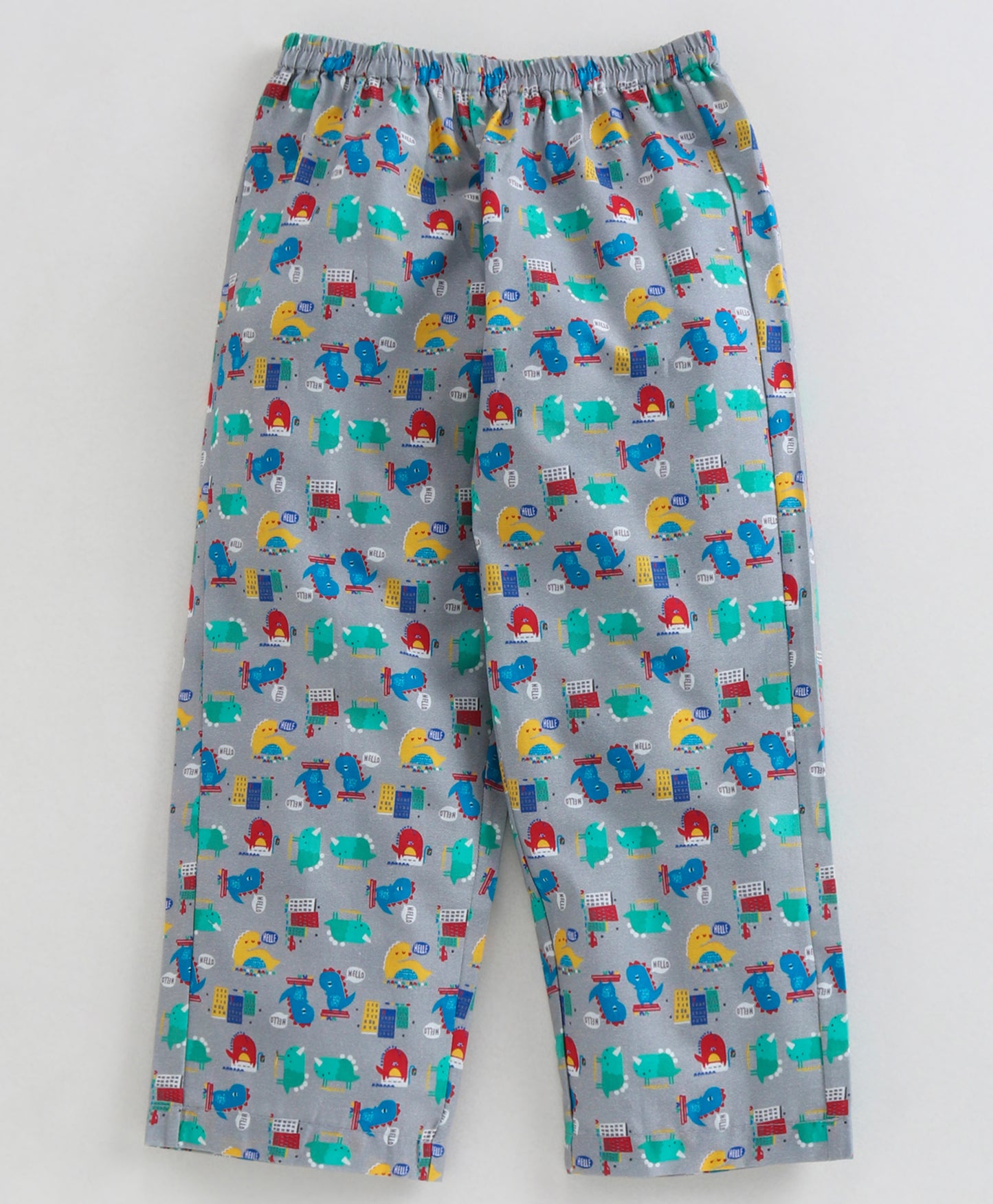 MULTI COLOR LITTLE DINO PRINT NIGHTSUIT