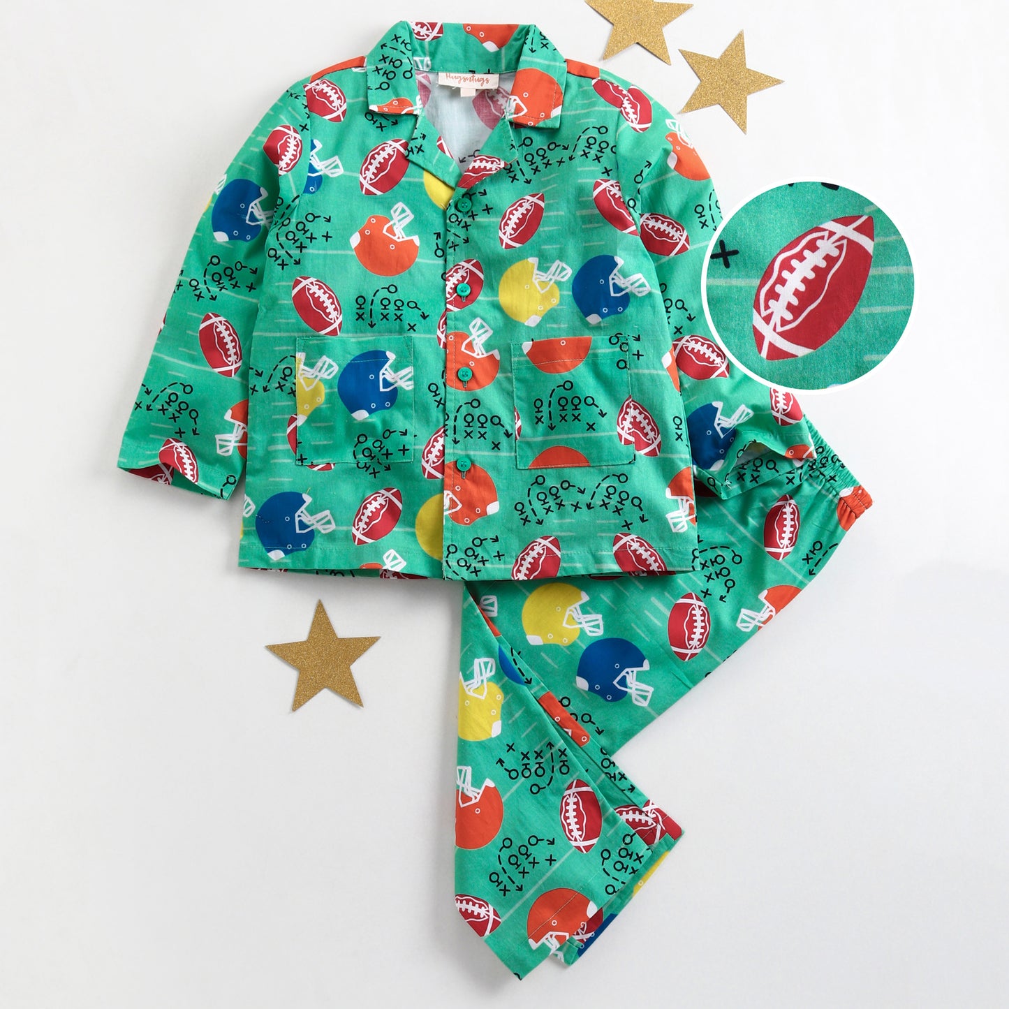 RUGBY SPORTS PRINT NIGHTSUIT
