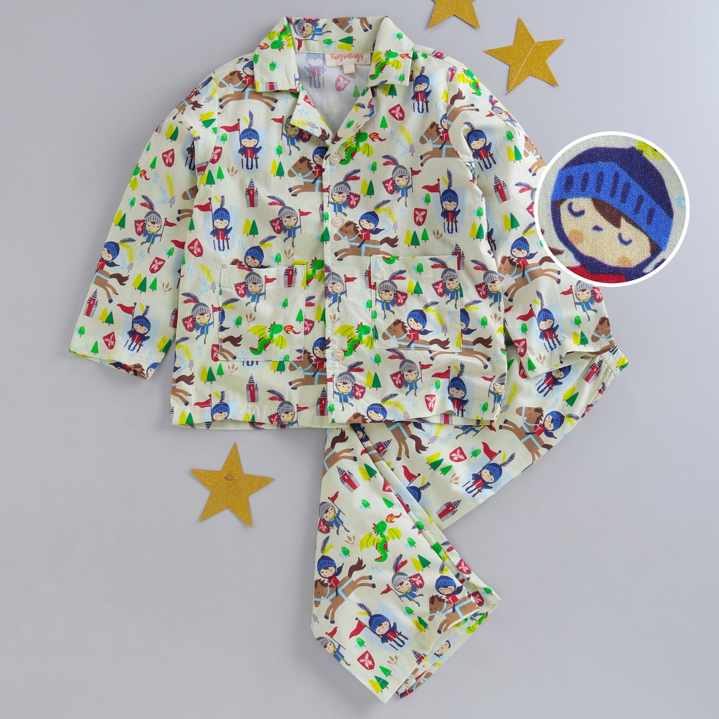 KNIGHT AND HORSE PRINT NIGHTSUIT