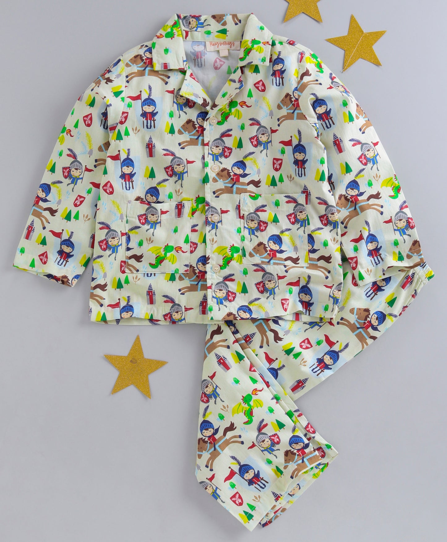 KNIGHT AND HORSE PRINT NIGHTSUIT