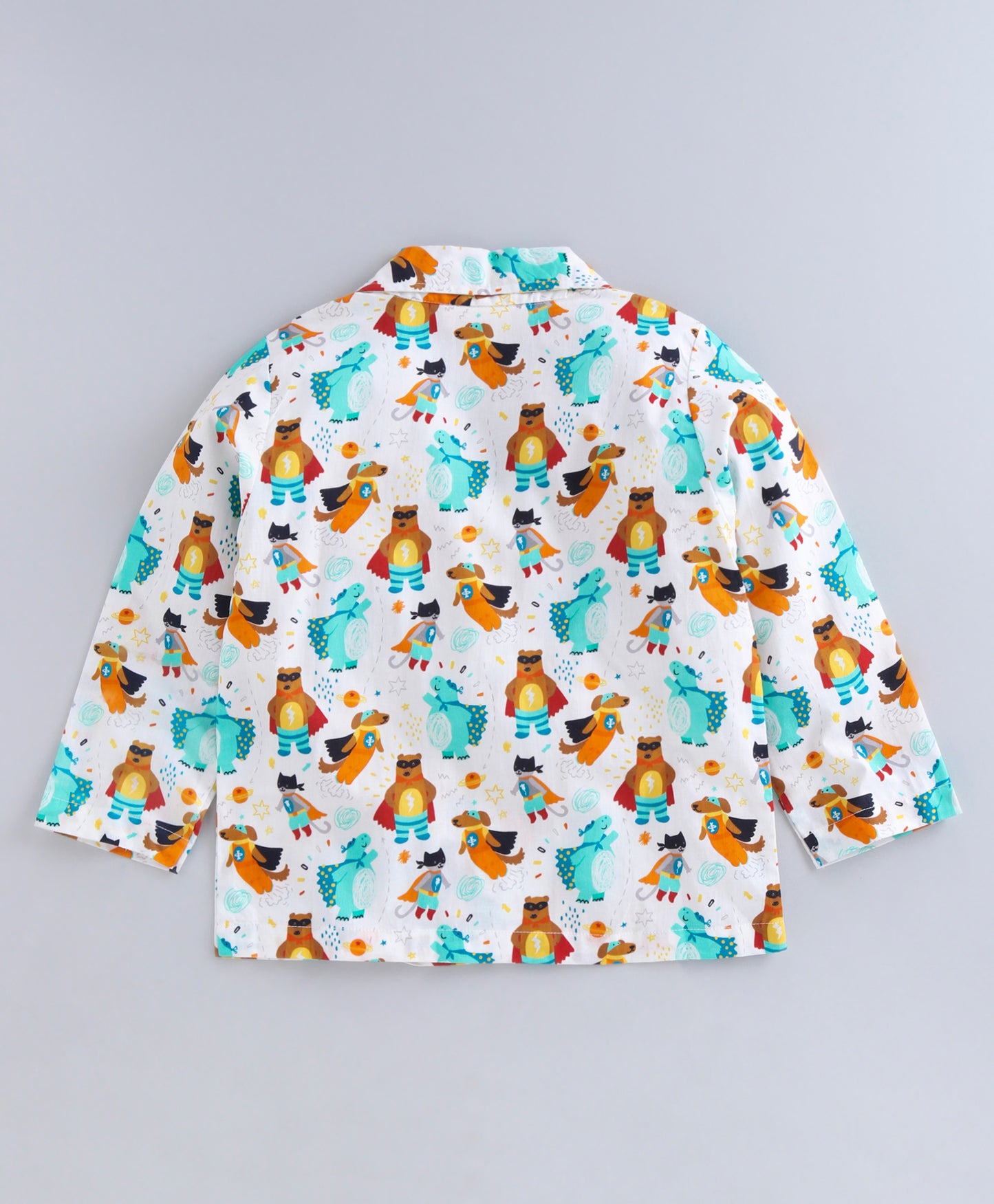 BEAR WITH MASK PRINT NIGHTSUIT