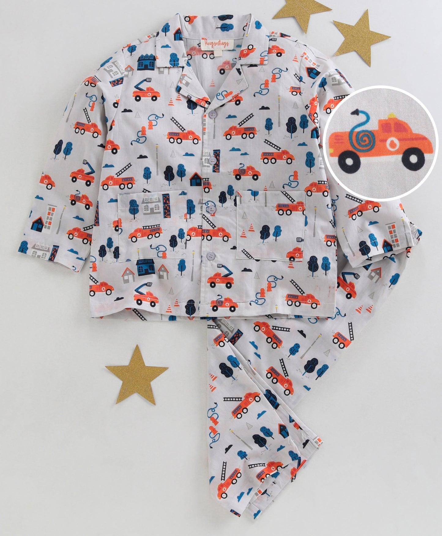 CONSTRUCTION PRINT NIGHTSUIT