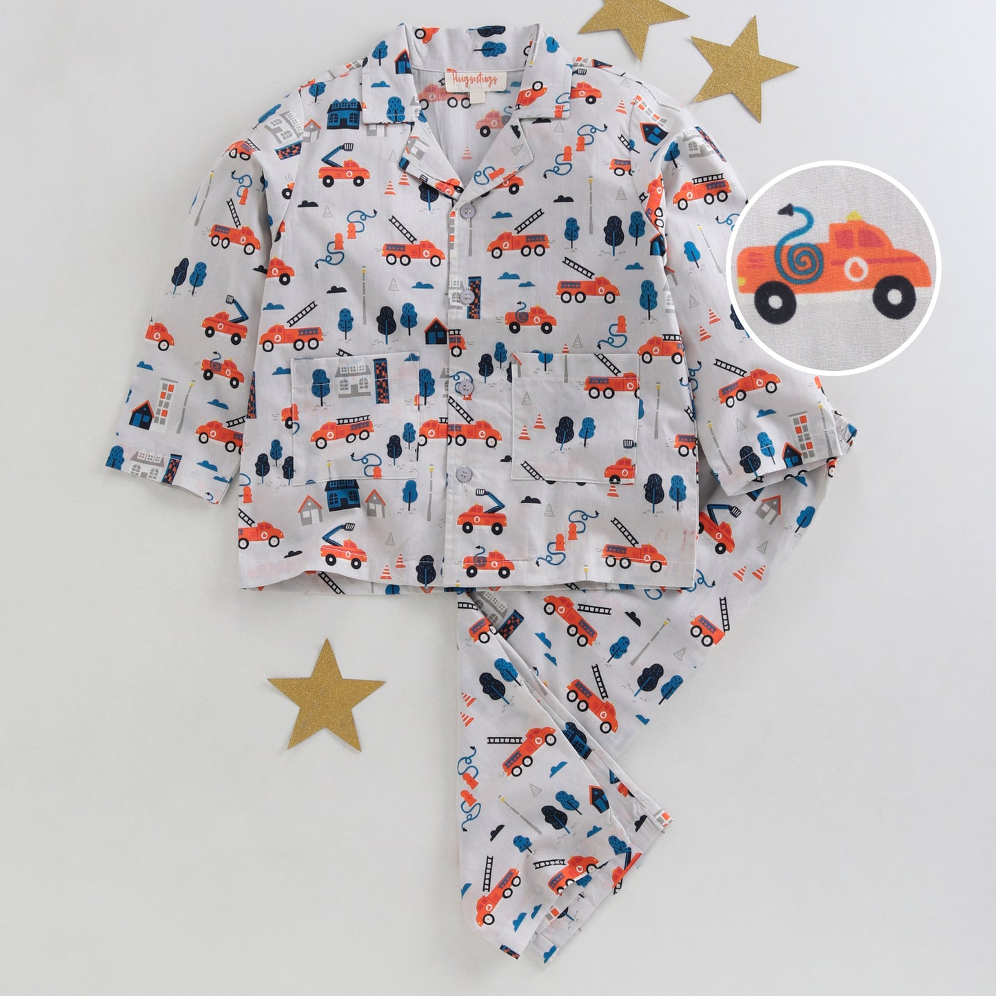 CONSTRUCTION PRINT NIGHTSUIT