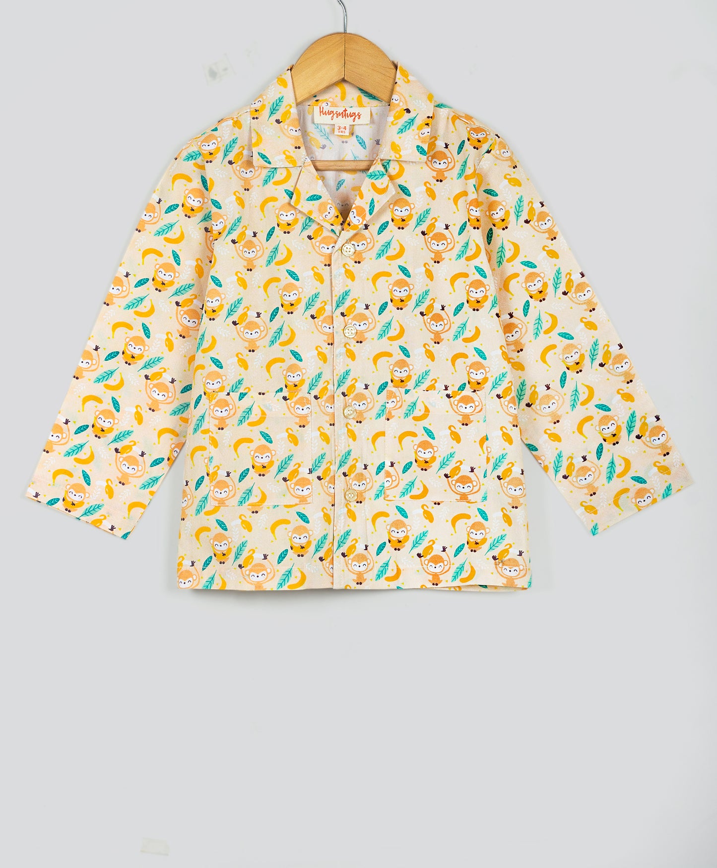monkey and banana print nightsuit