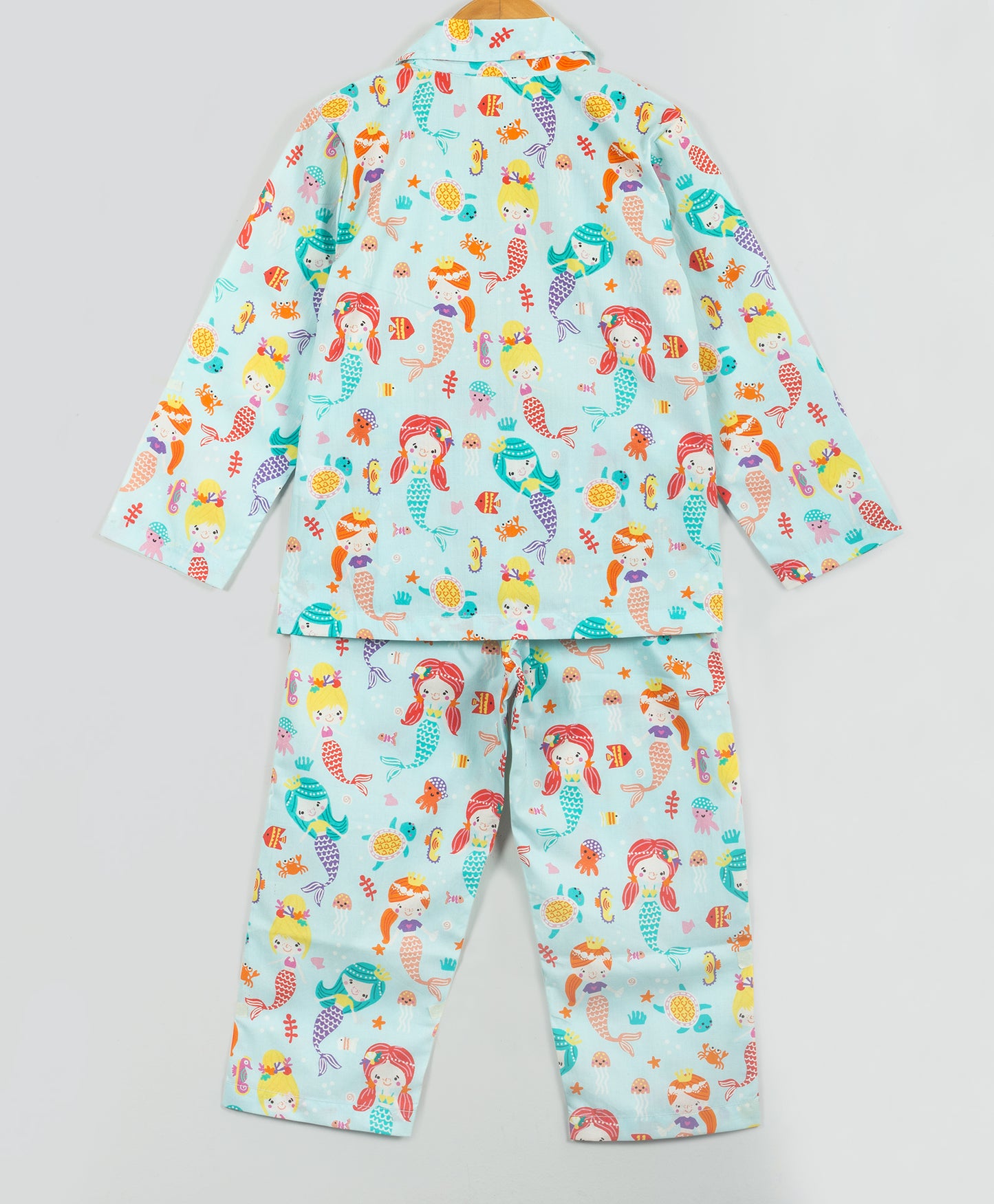 Mermaid and jellyfish print nightsuit