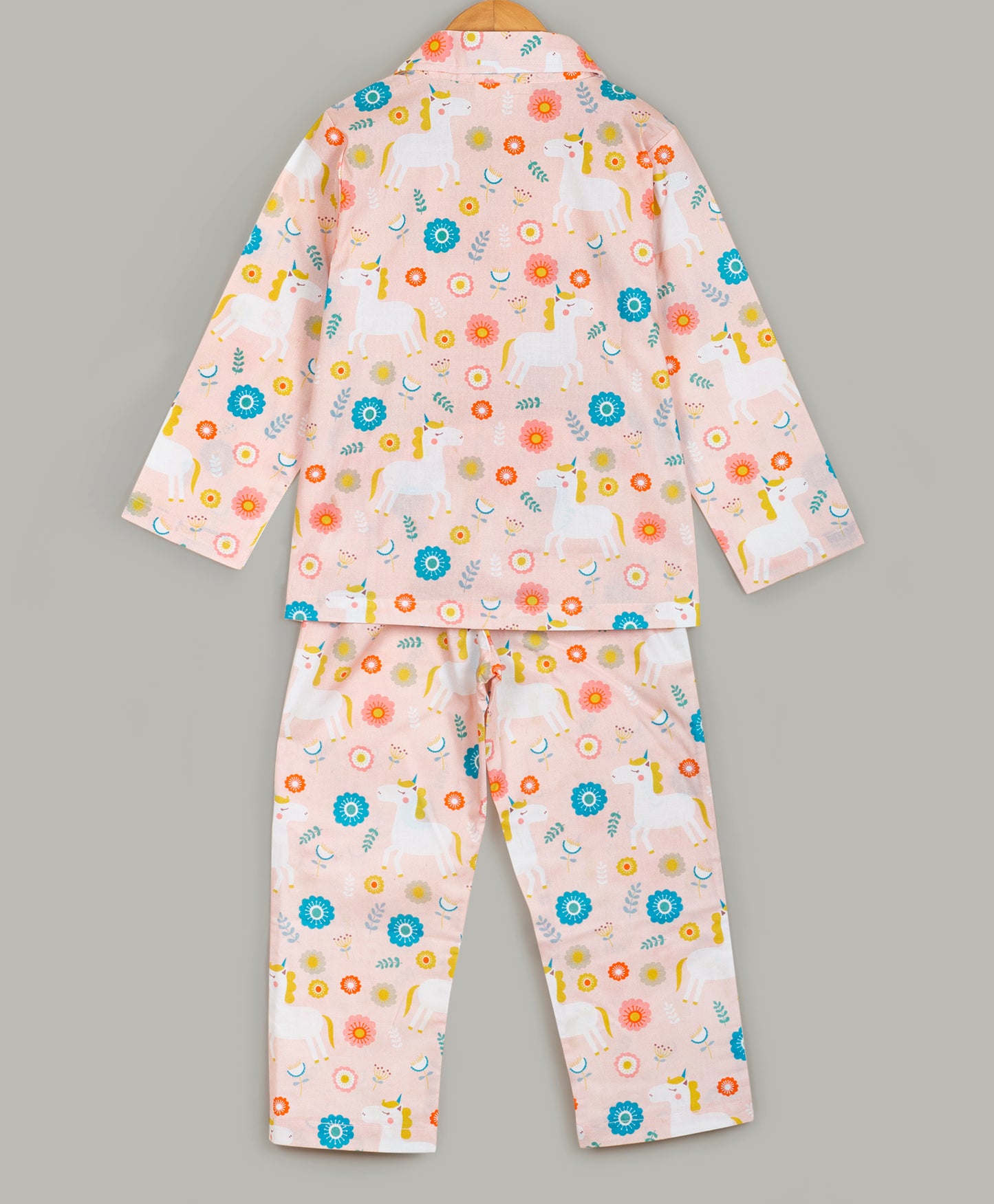UNICORN AND FLOWER PRINT NIGHTSUIT