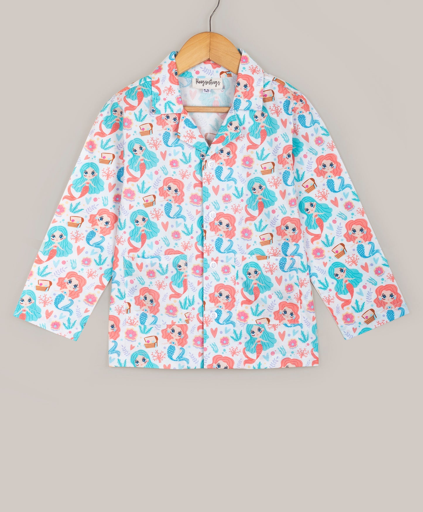 MERMAID PRINT NIGHT SUIT