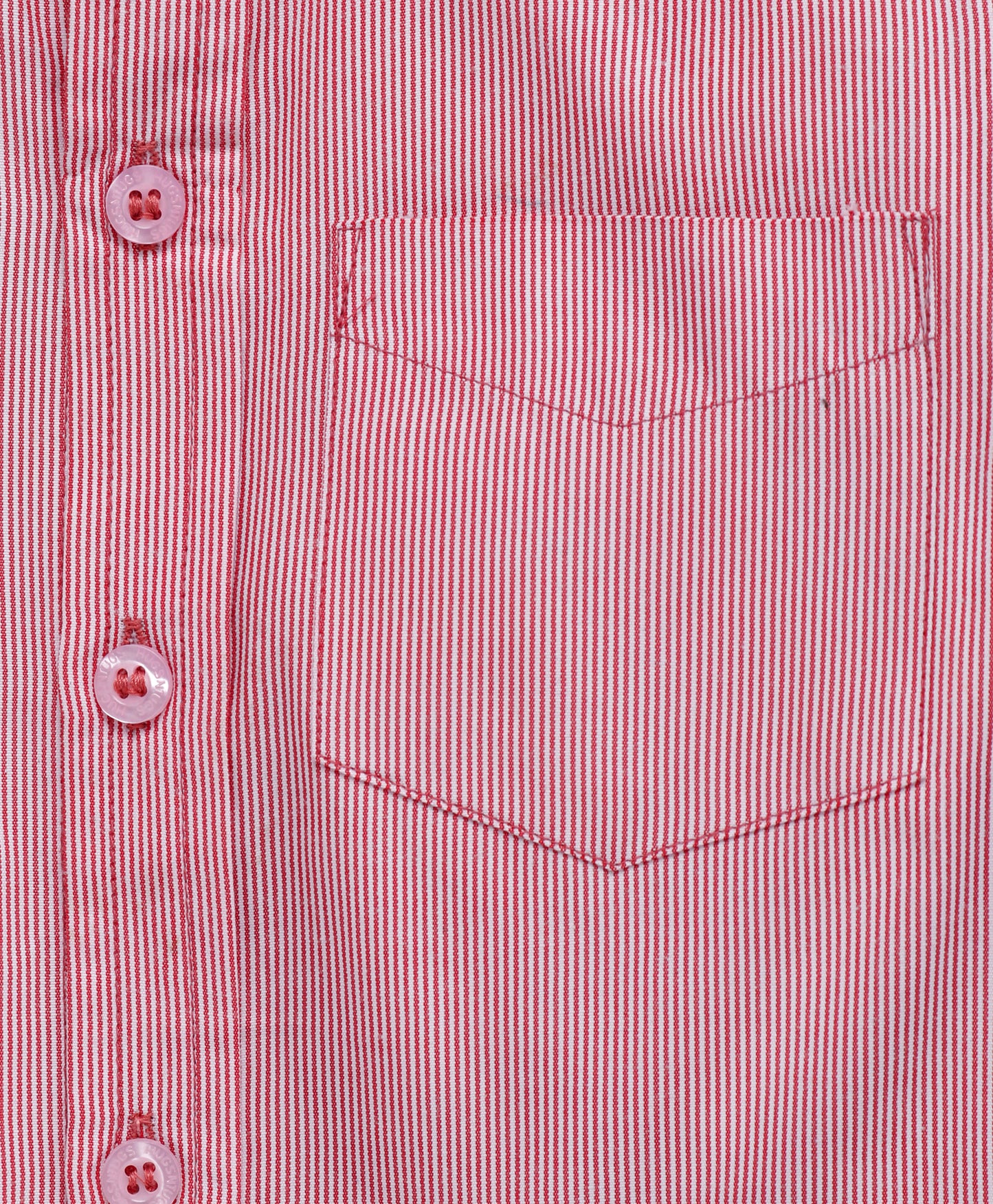 pink stripe print shirt