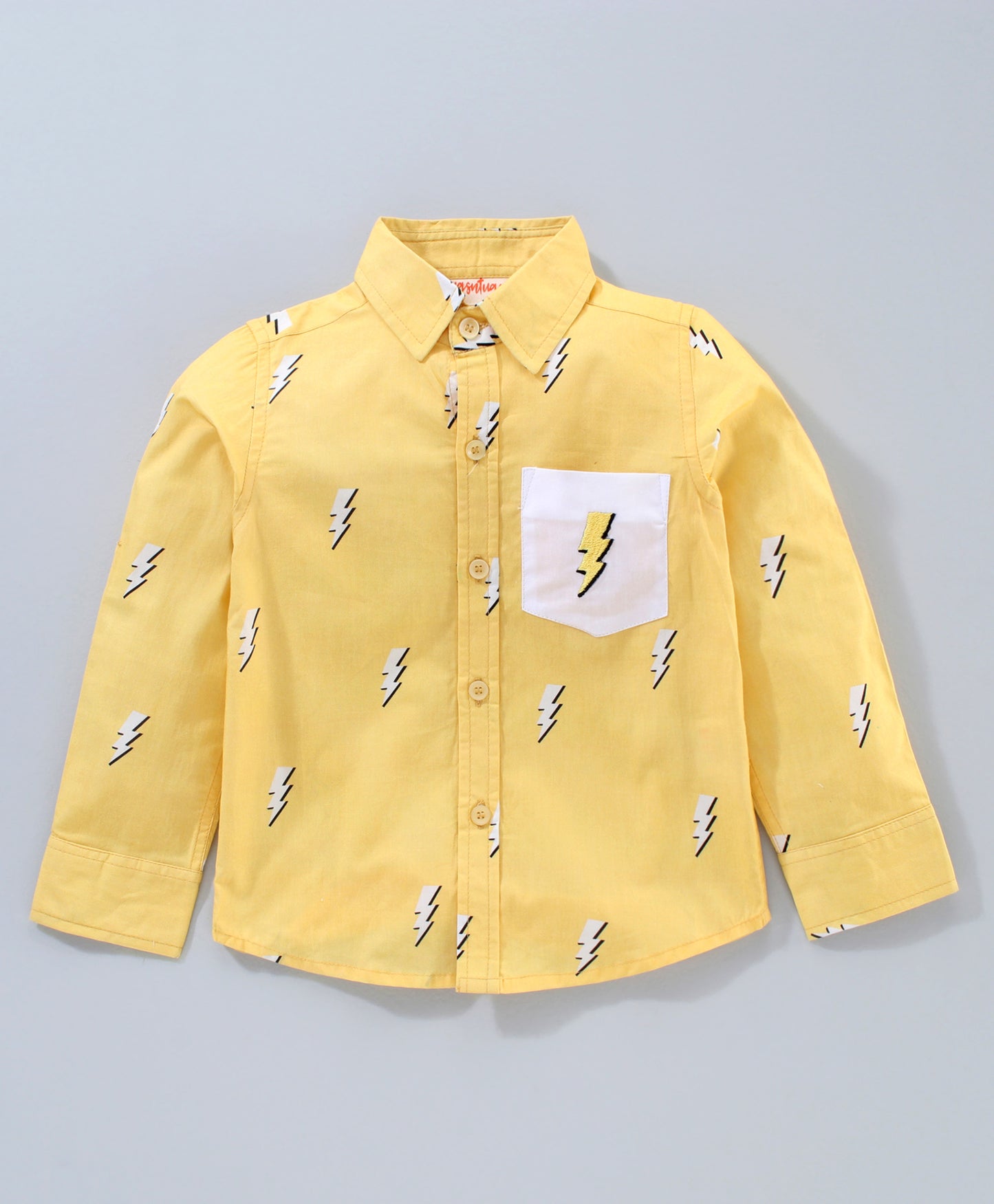 thunder print shirt
