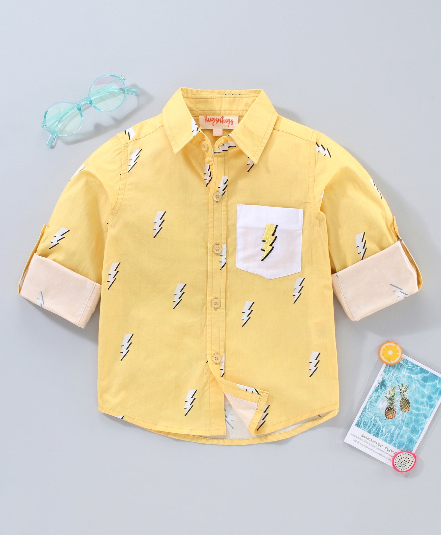 thunder print shirt