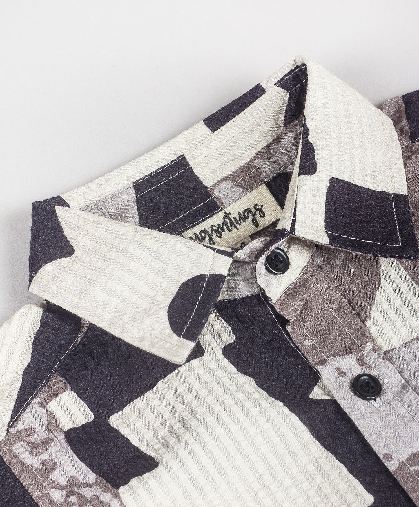 ABSTRACT PRINT BOYS SHORTS SET