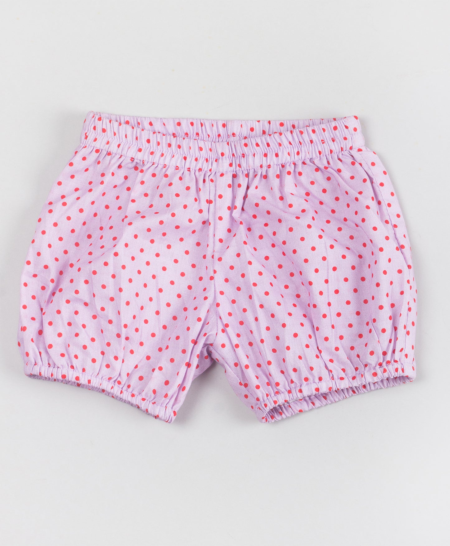 PURPLE DOT PRINT INFANT GIRLS SET