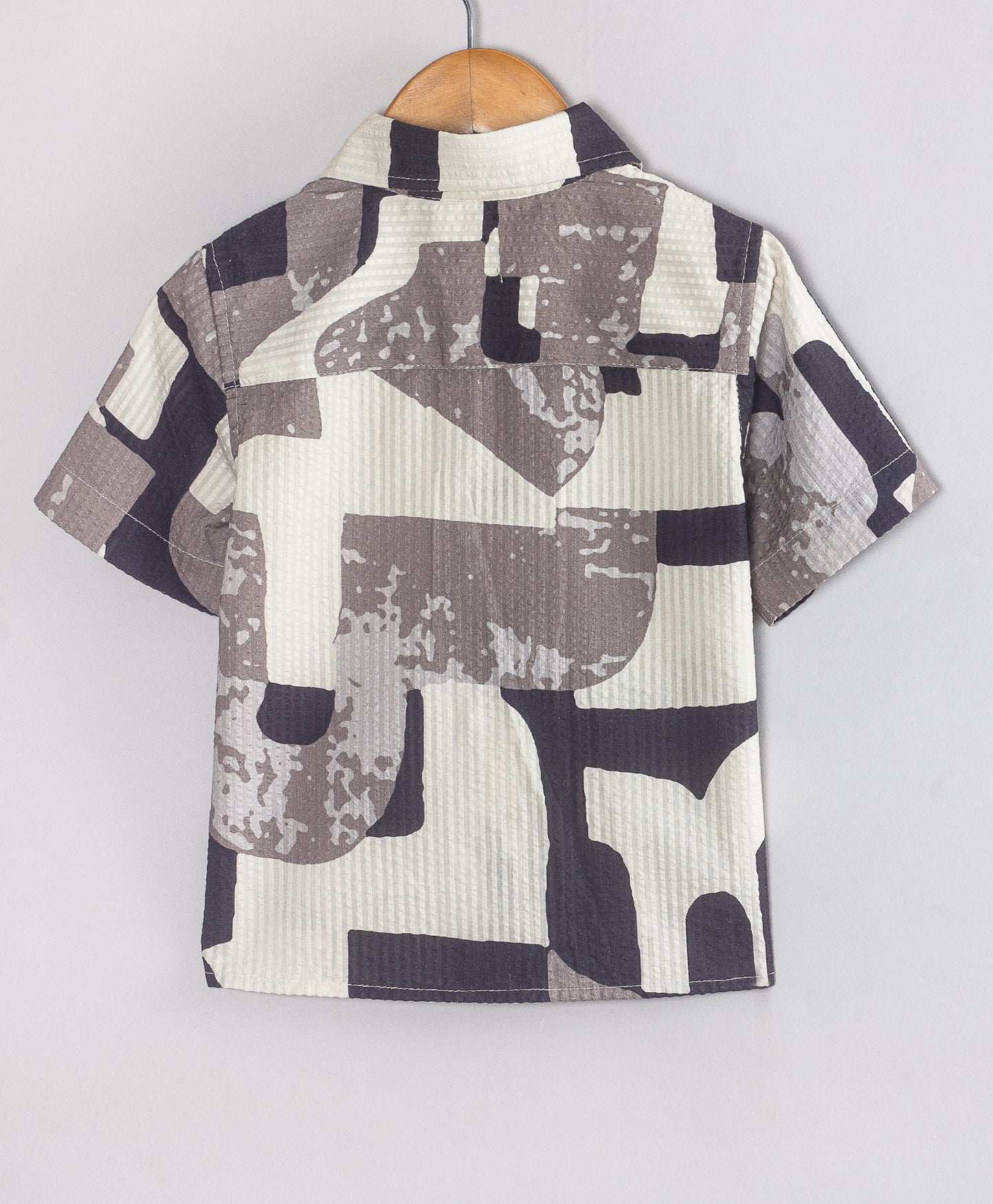 ABSTRACT PRINT BOYS SHORTS SET