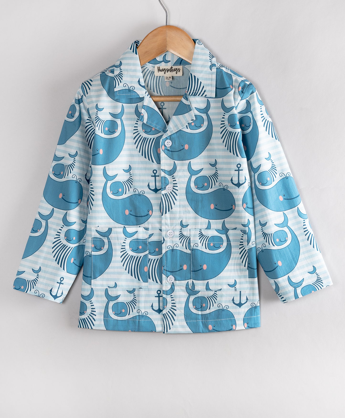 WHALE PRINT NIGHTSUIT
