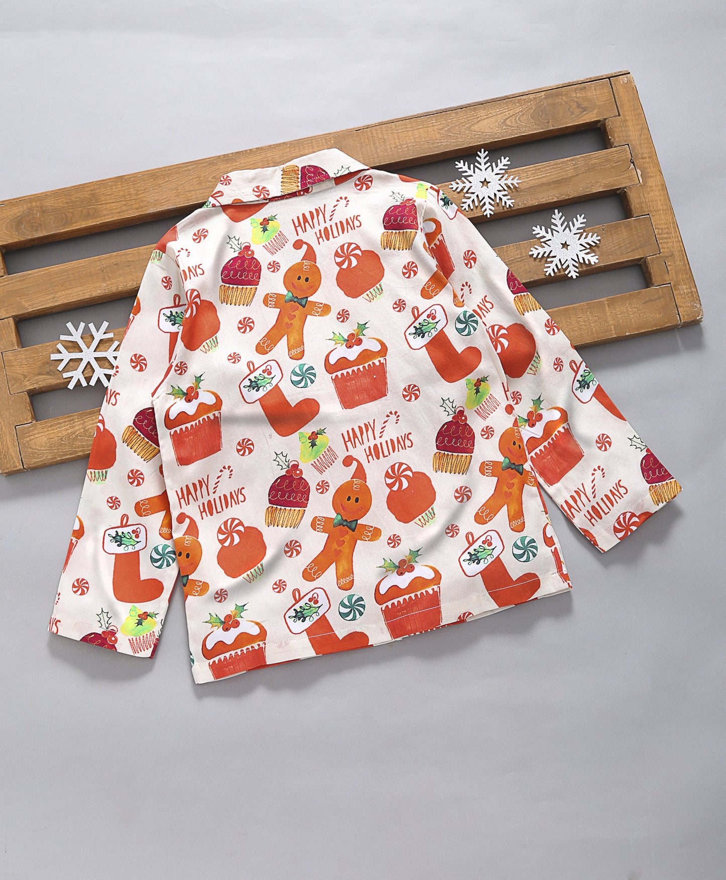 HAPPY HOLIDAYS COTTON NIGHTSUIT