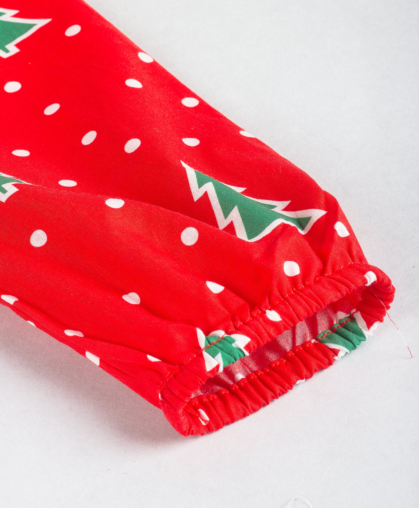 RED CHRISTMAS TREE PRINT DRESS