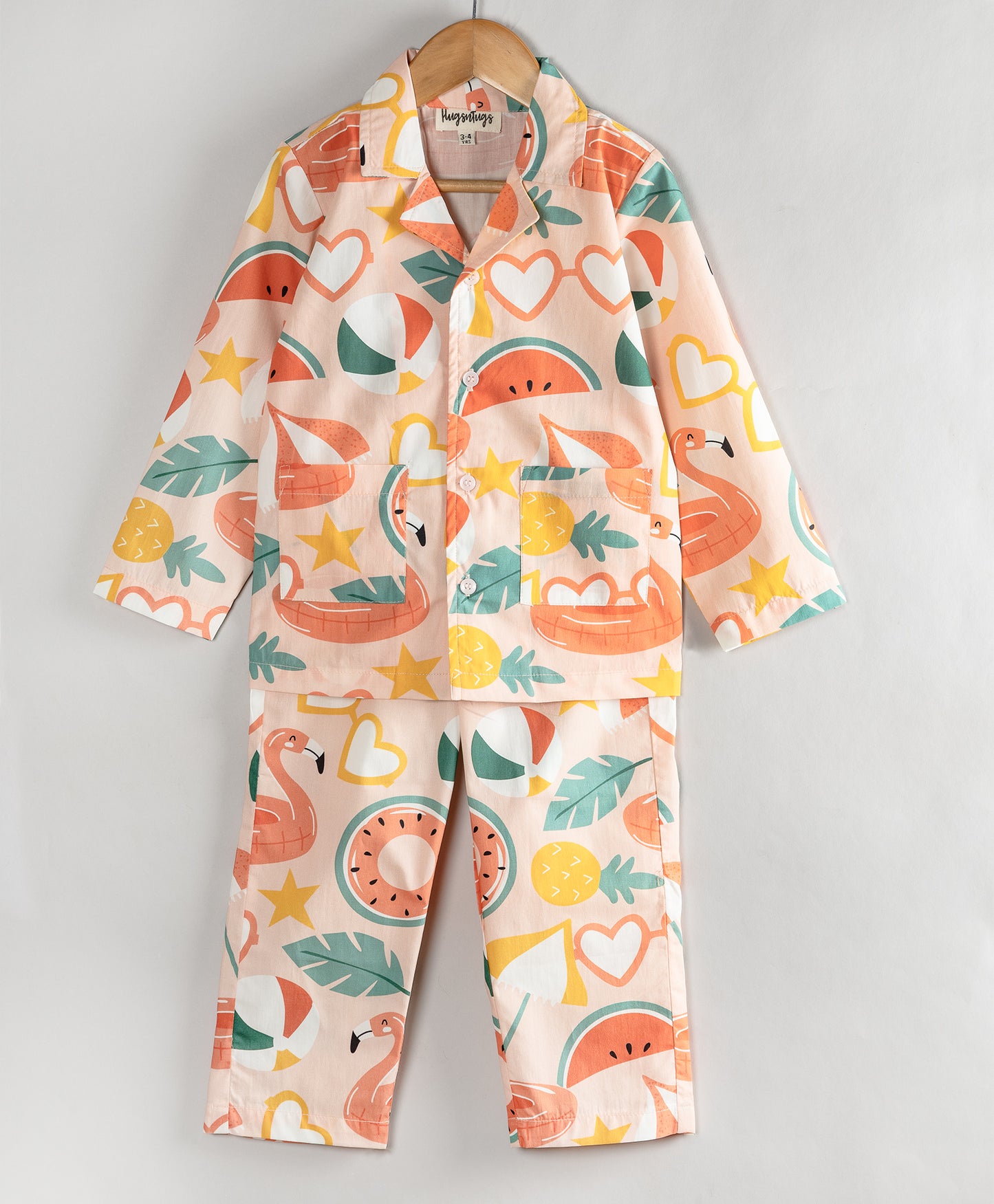FLAMINGO PRINT NIGHTSUIT