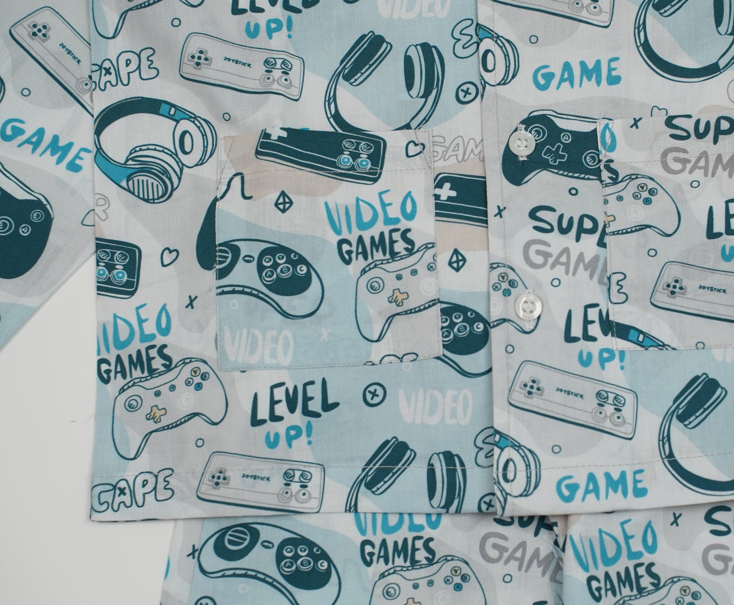 GAMERS CONTROLLERS PRINT NIGHTSUIT