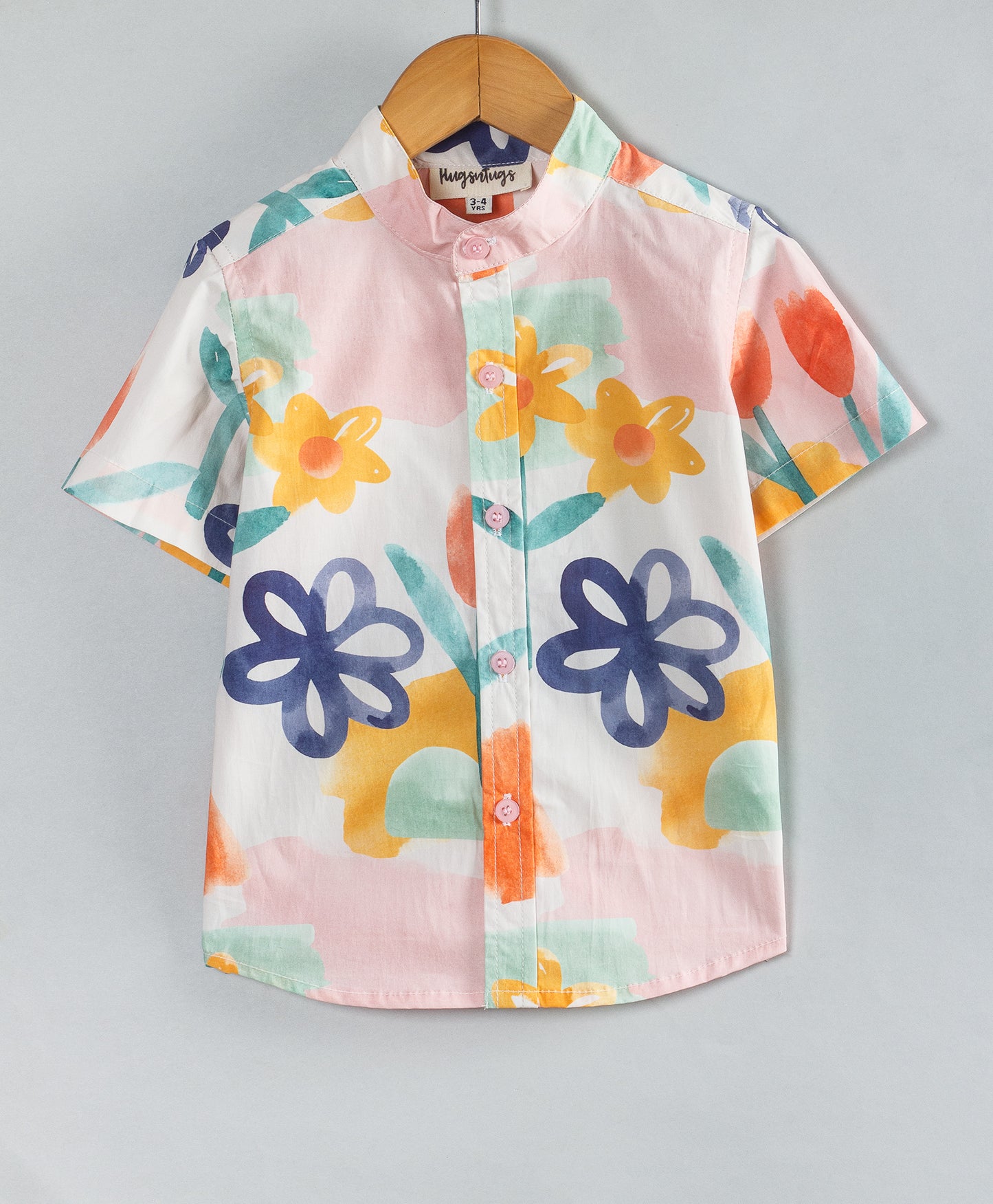 PASTEL FLORAL BOYS SHIRT