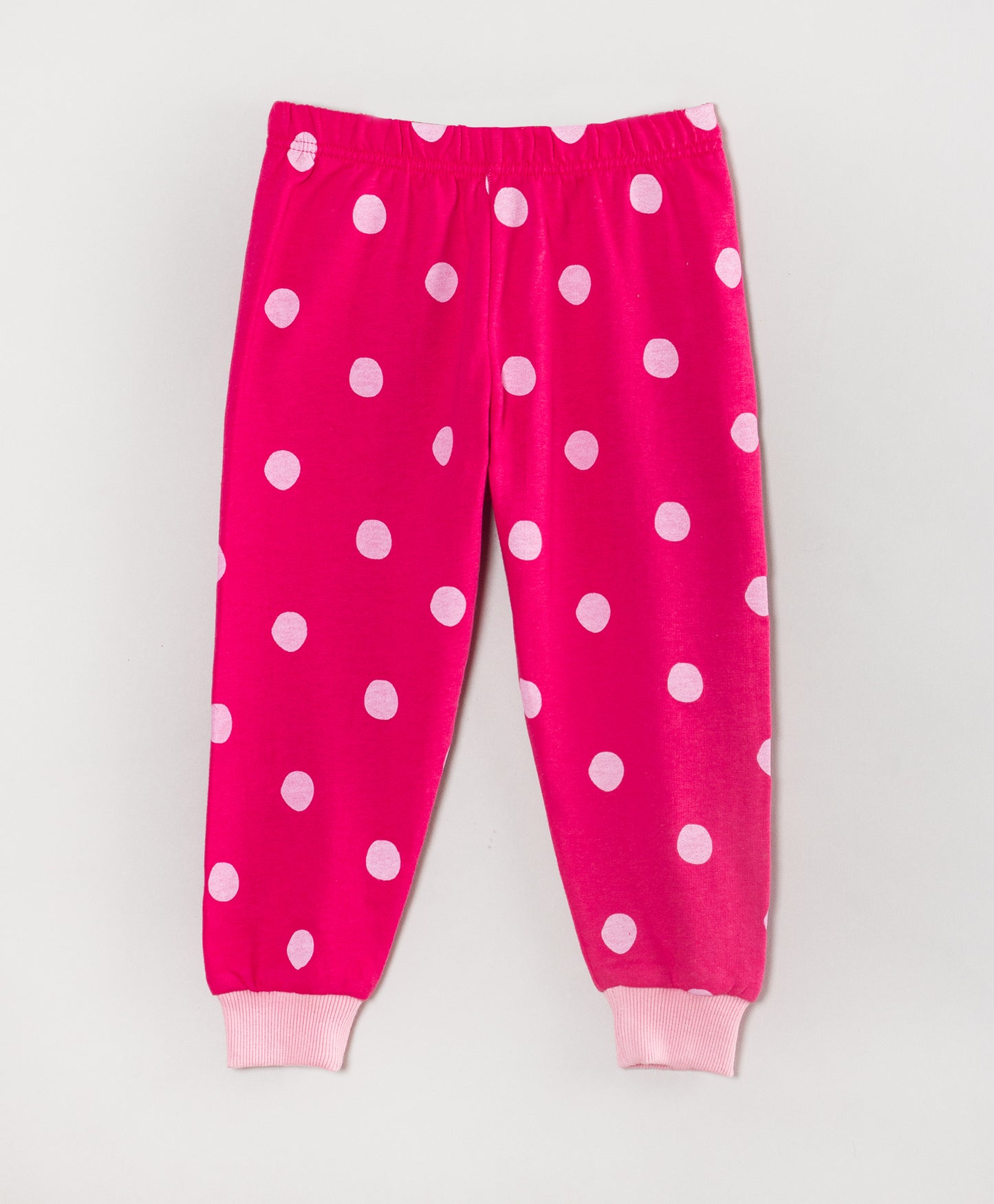 HOT PINK DOT PRINT TRCKSUIT