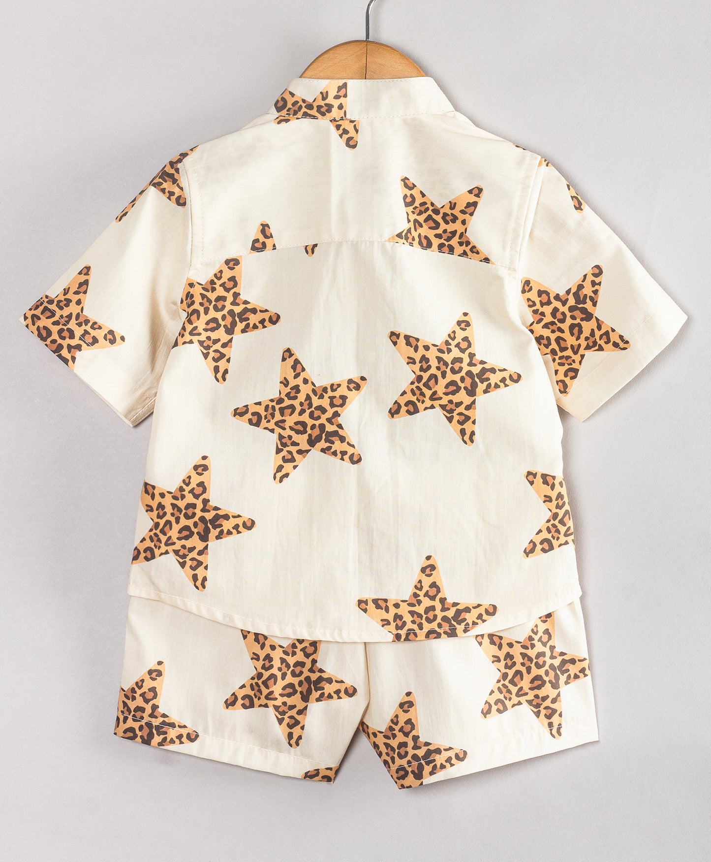 STAR PRINT INFANT BOYS SHORTS SET
