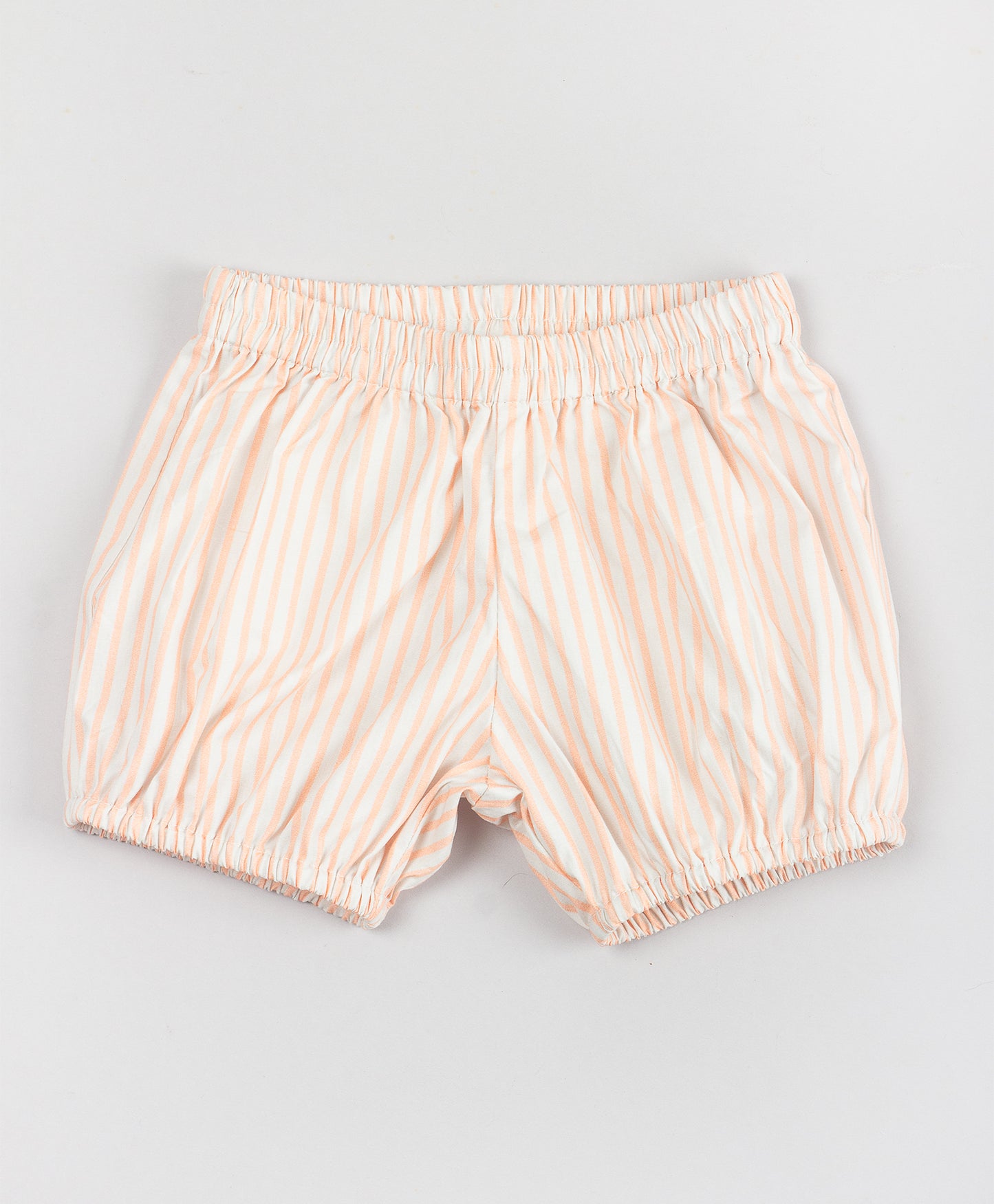 MULTI CHECK PRINT INFANT SHORTS SET WITH CHICKEN EMB. PATCH