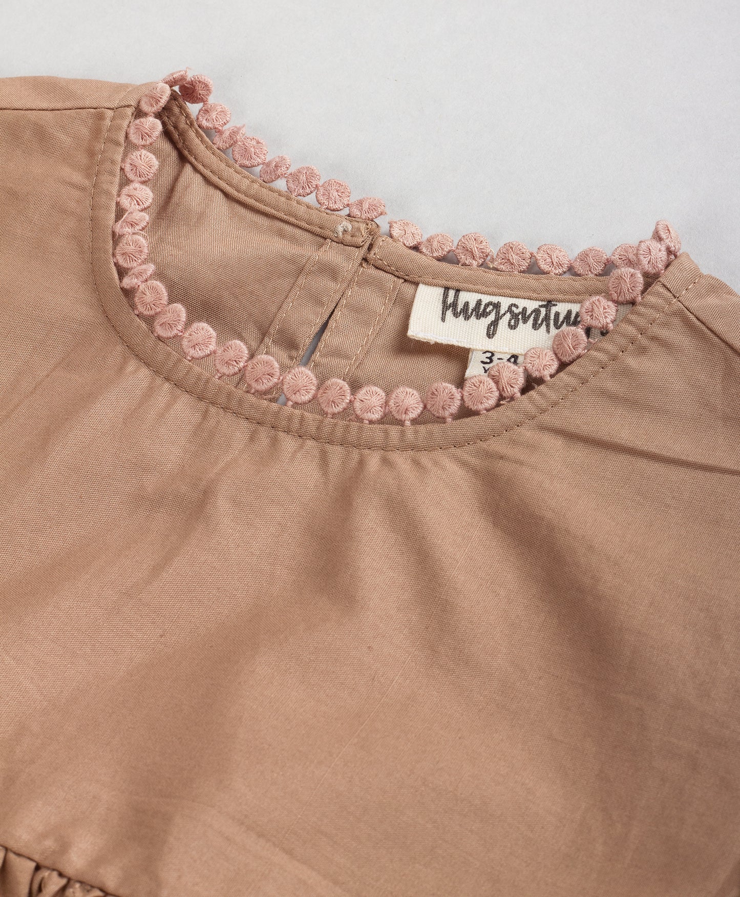 BROWN SCHIFFLI CO-ORD SET