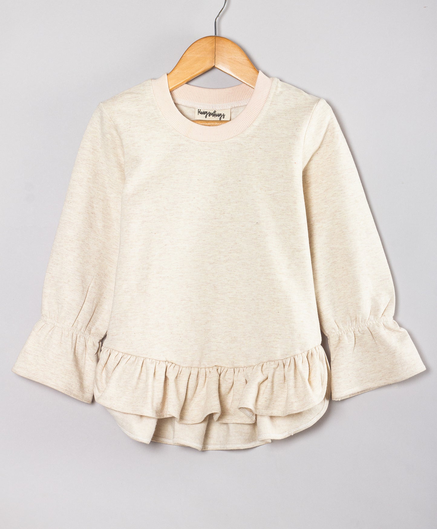 ECRU MELANGE WARM TOP