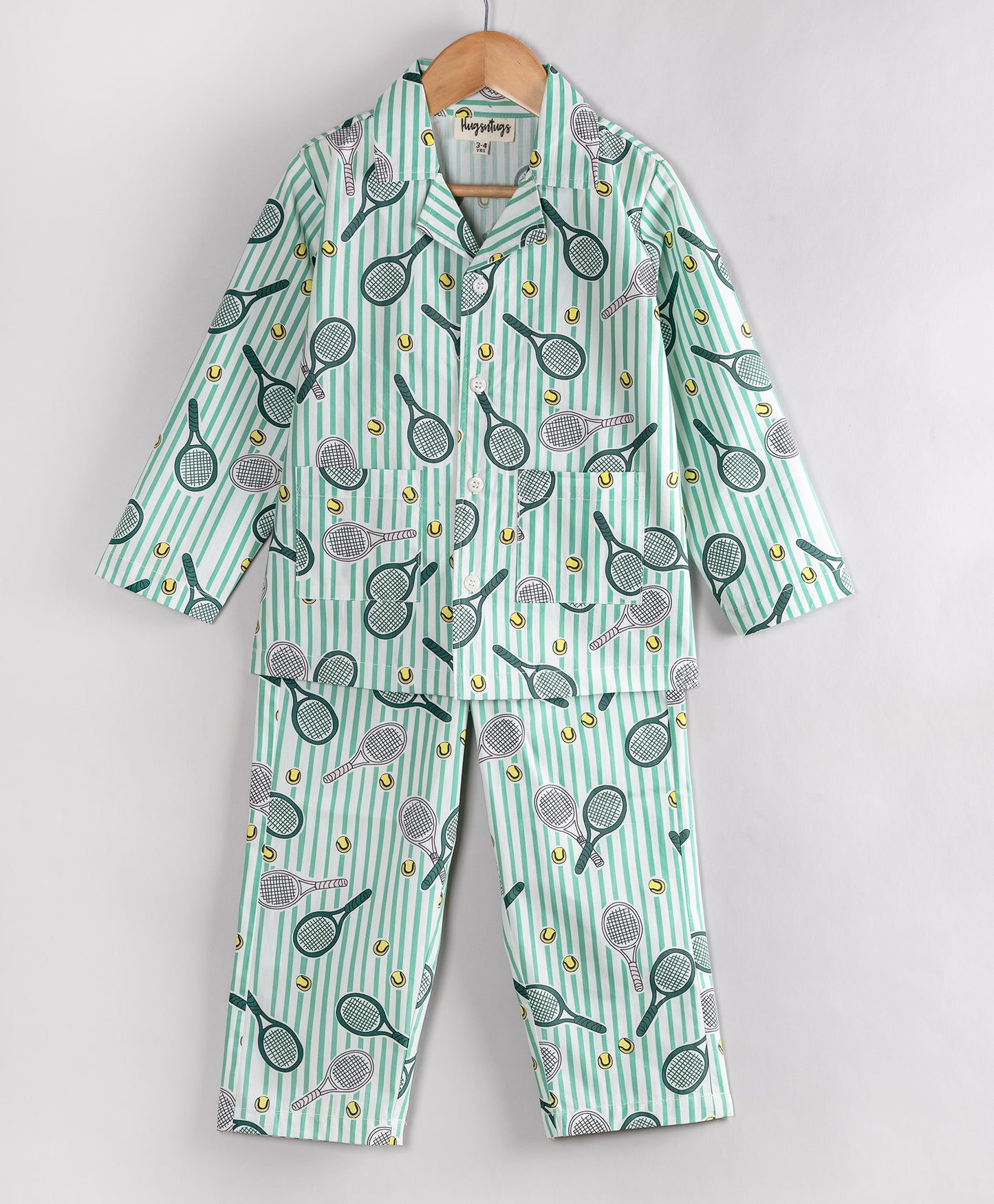 BADMINTON PRINT NIGHTSUIT